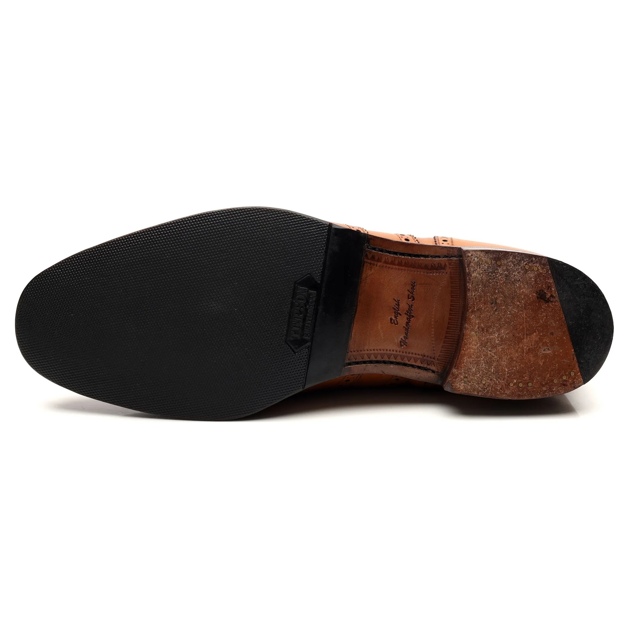 'Richmond' Tan Brown Leather Brogues UK 10 G - Image 10