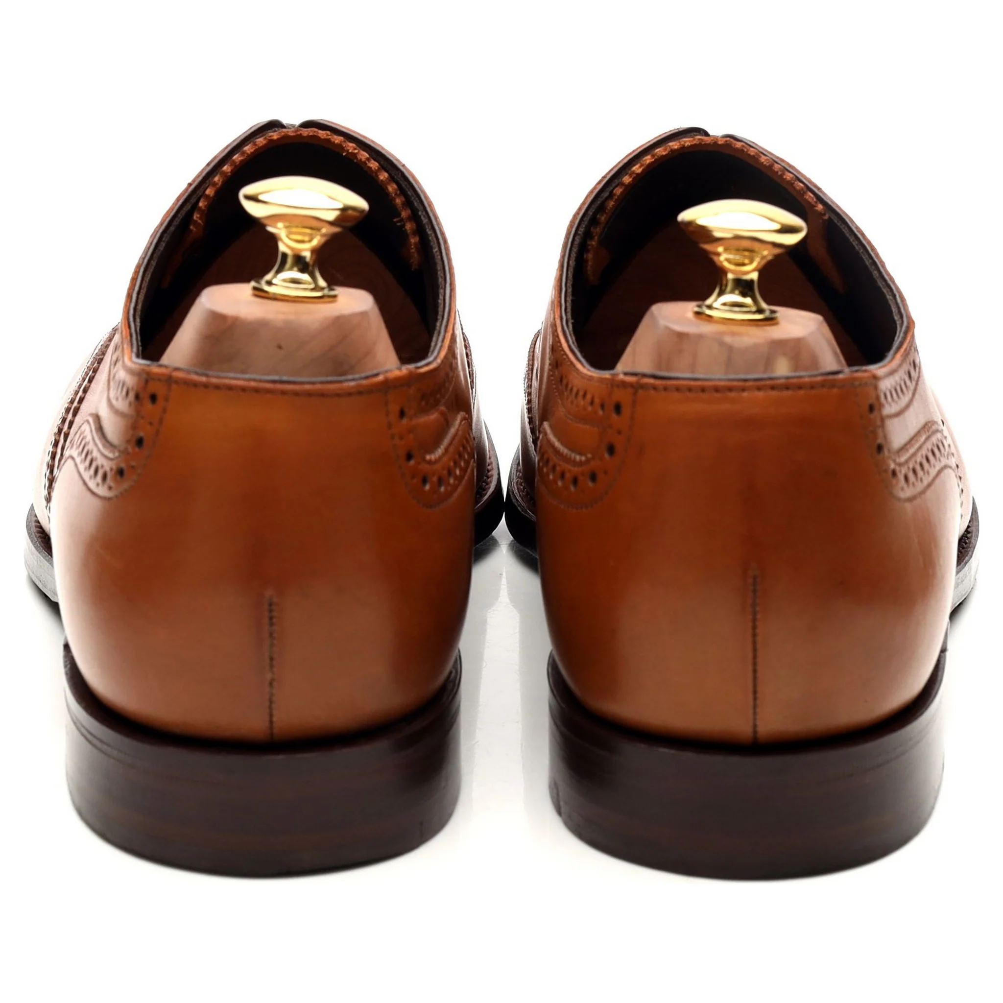 'Richmond' Tan Brown Leather Brogues UK 10 G - Image 4