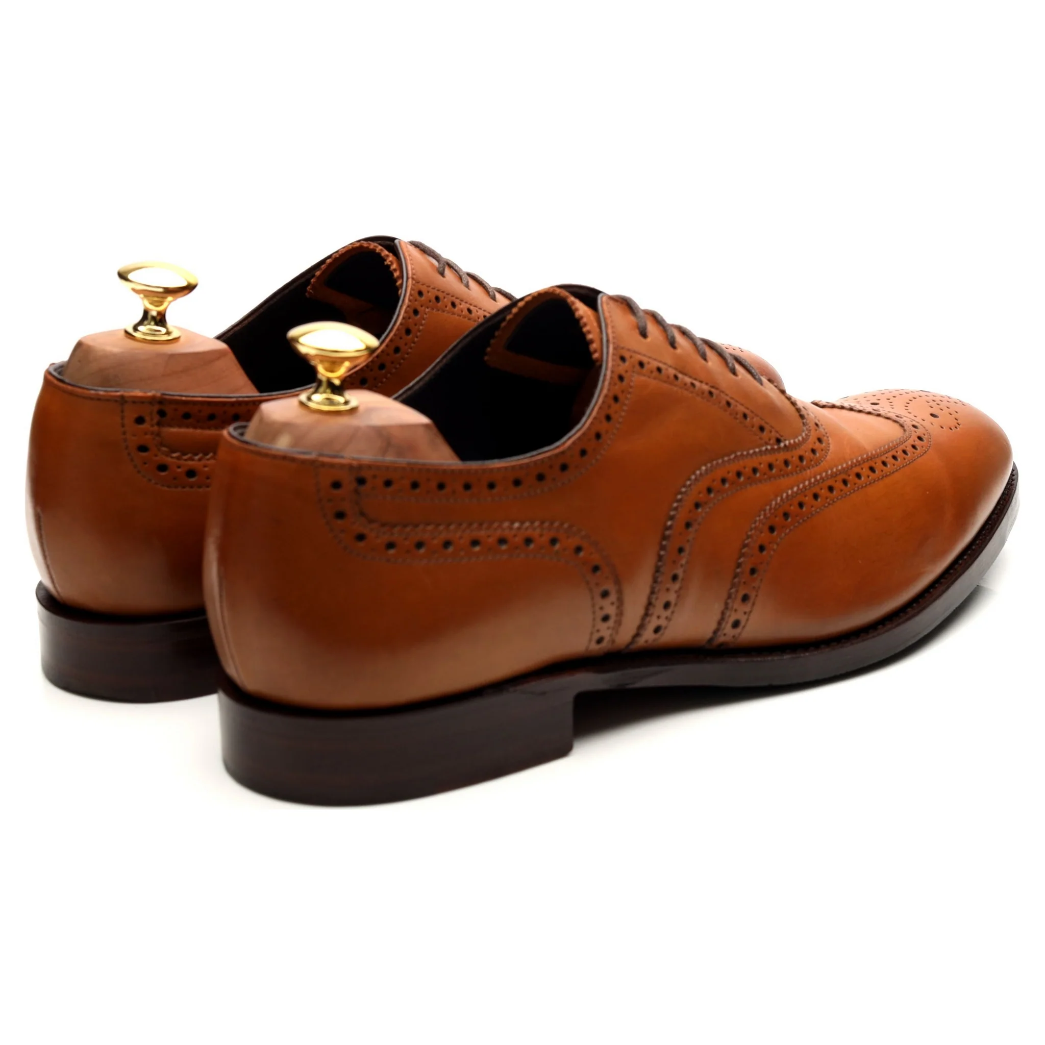 'Richmond' Tan Brown Leather Brogues UK 10 G - Image 5