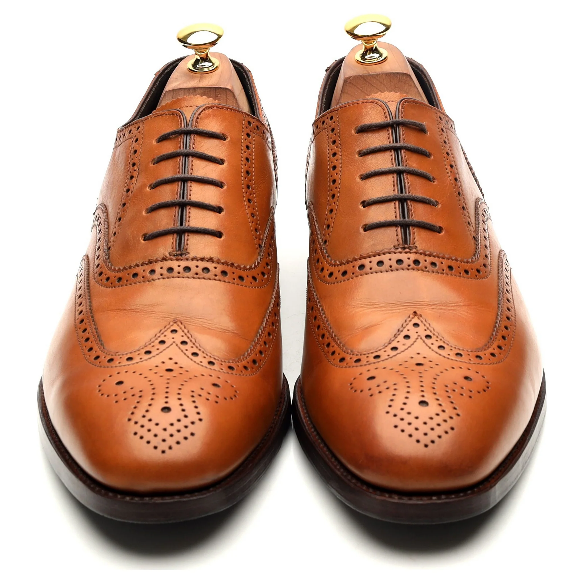 'Richmond' Tan Brown Leather Brogues UK 10 G - Image 9