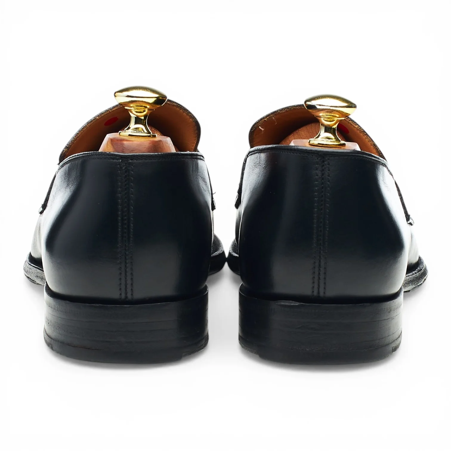 'Hertford' Black Leather Loafers UK 7 G - Image 4