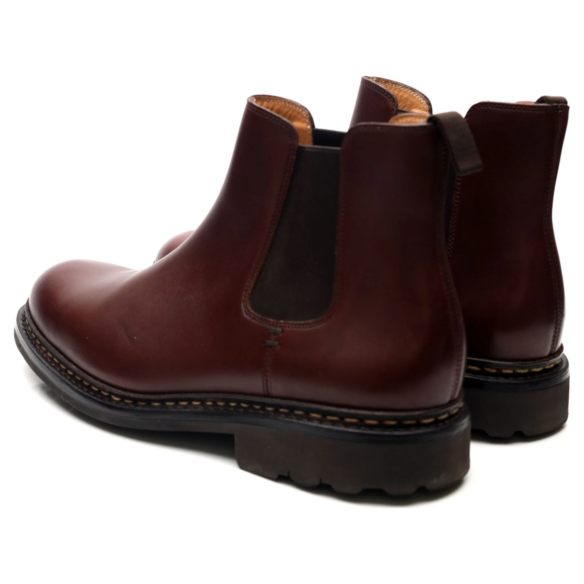 'Tremble' Brown Leather Chelsea Boots UK 7.5 - Image 3