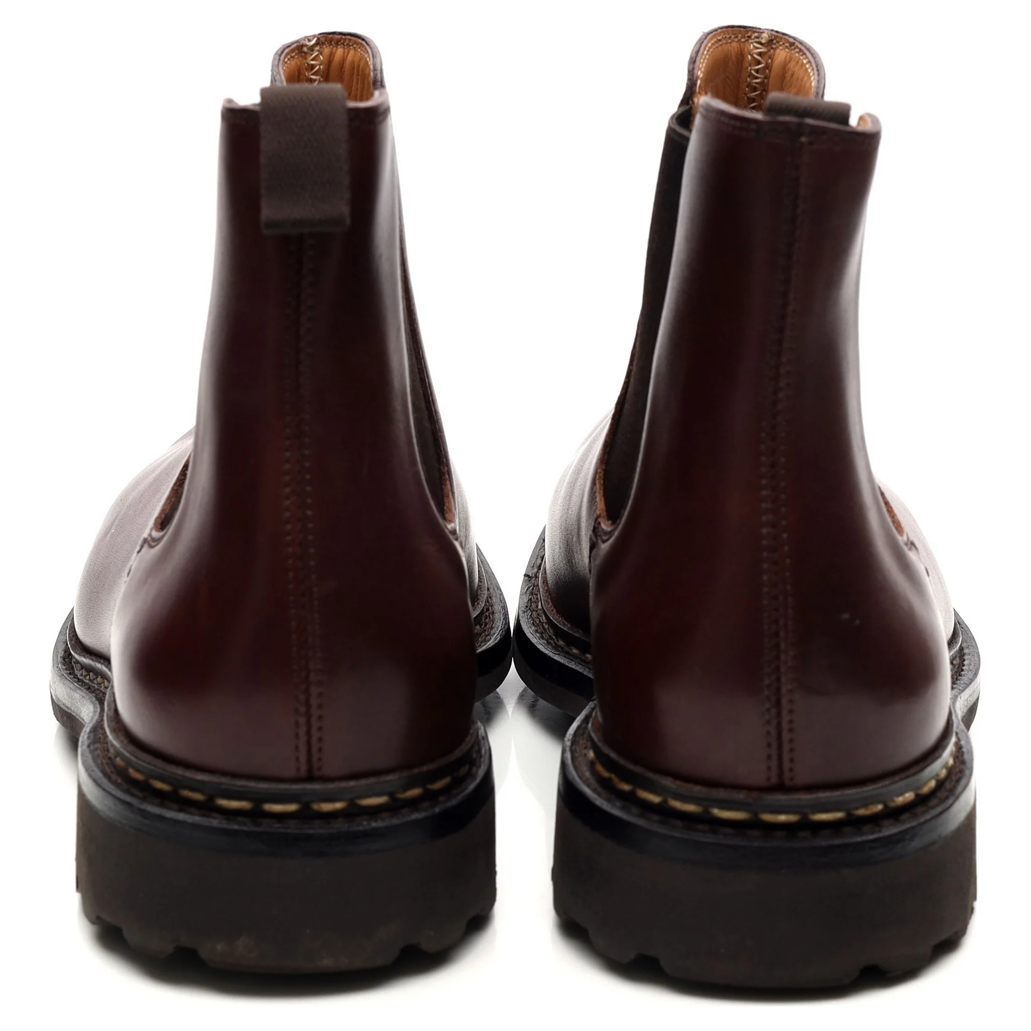 'Tremble' Brown Leather Chelsea Boots UK 7.5 - Image 4