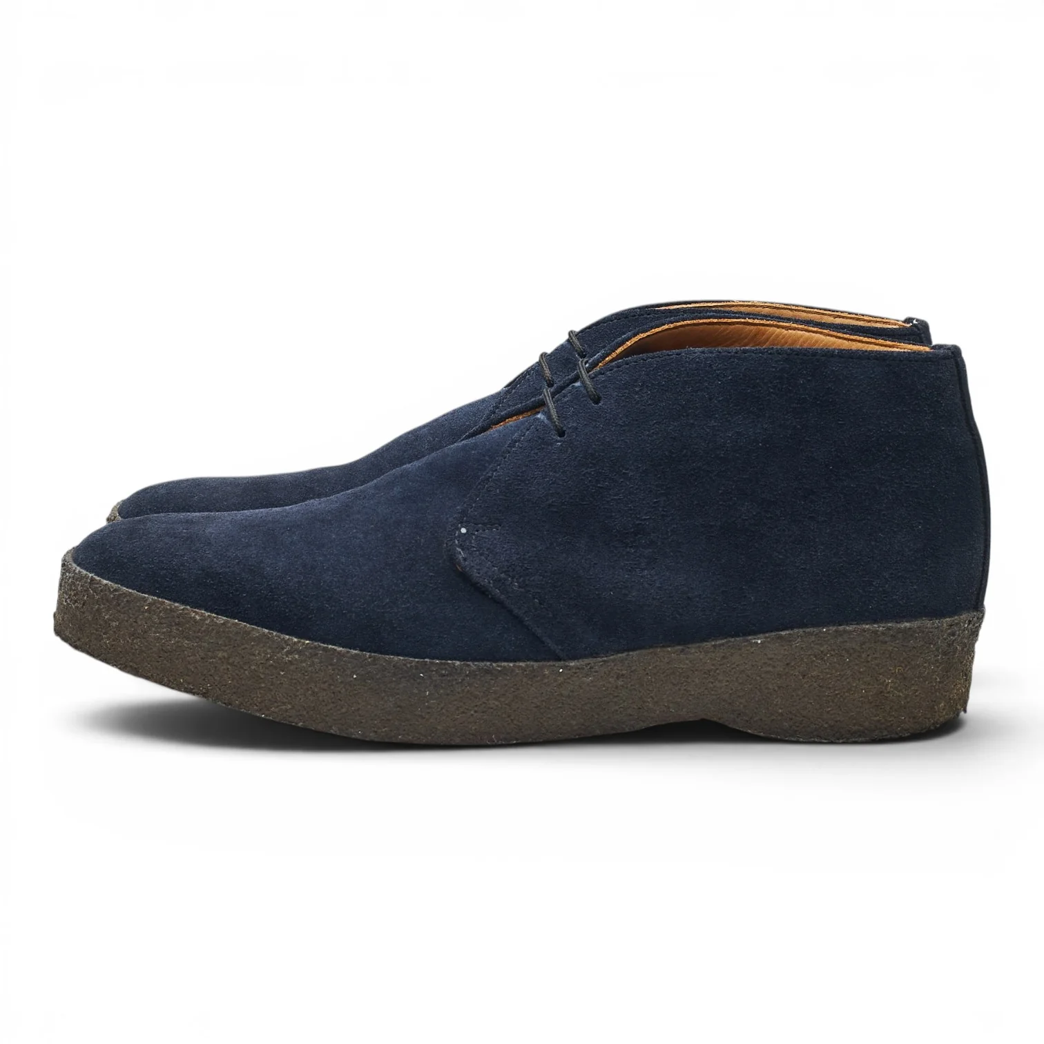 'Hi Top' Navy Blue Suede Chukka Boots UK 9 F - Image 3