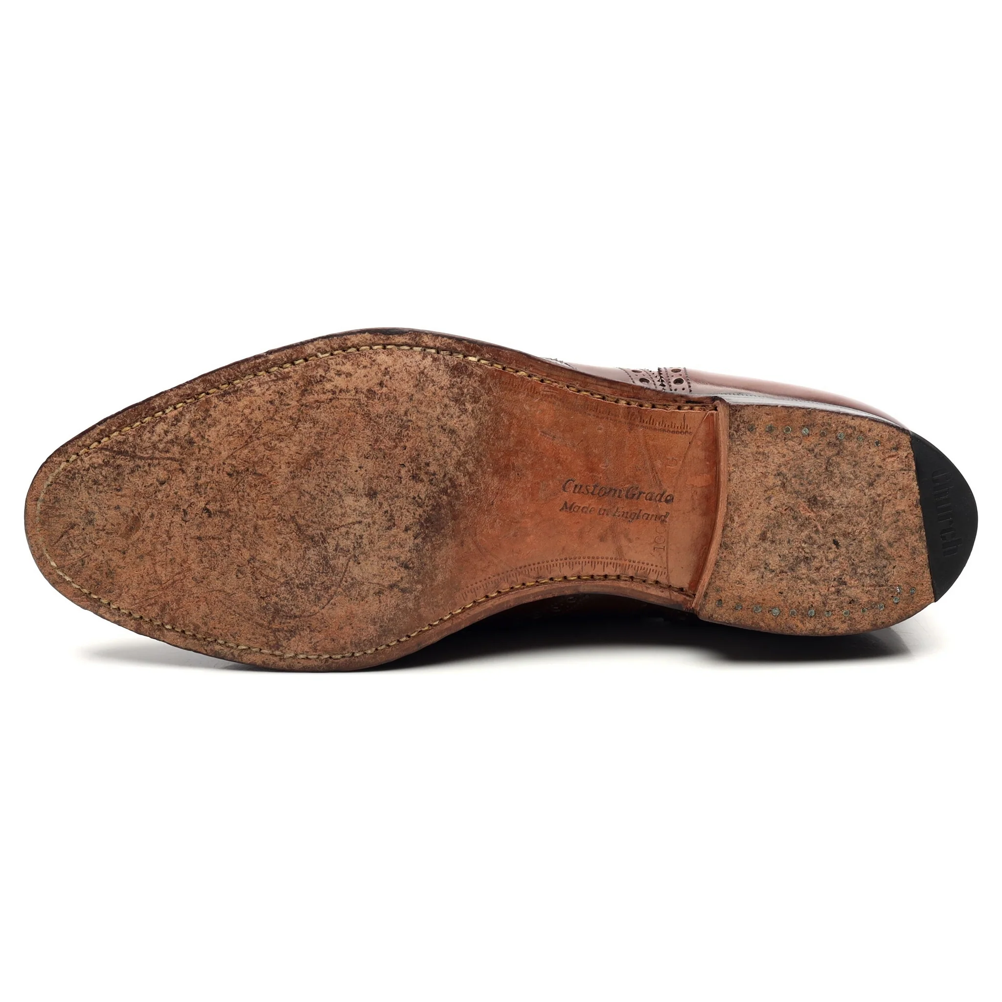 'Hickstead' Brown Leather Brogues UK 10 G - Image 10