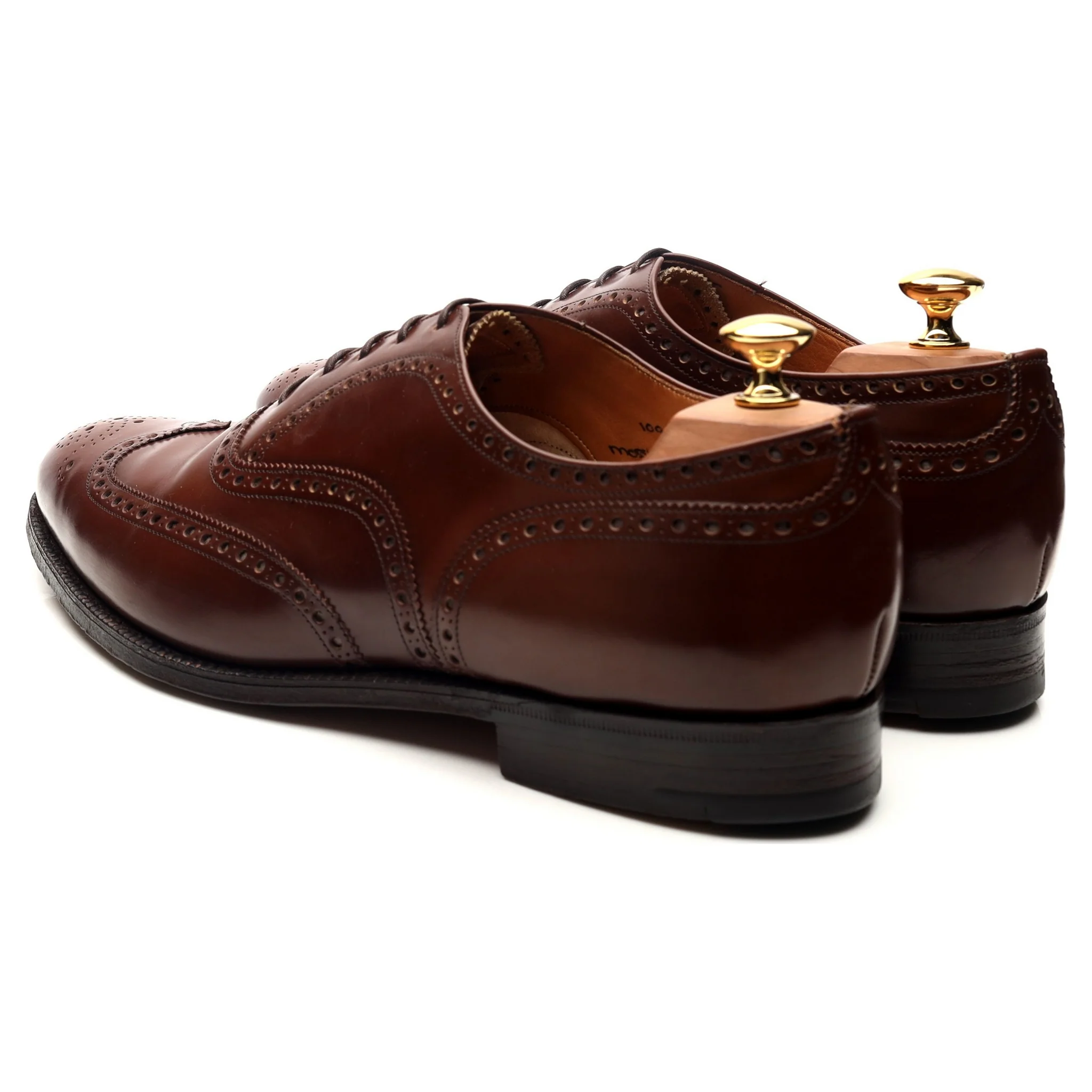 'Hickstead' Brown Leather Brogues UK 10 G - Image 3