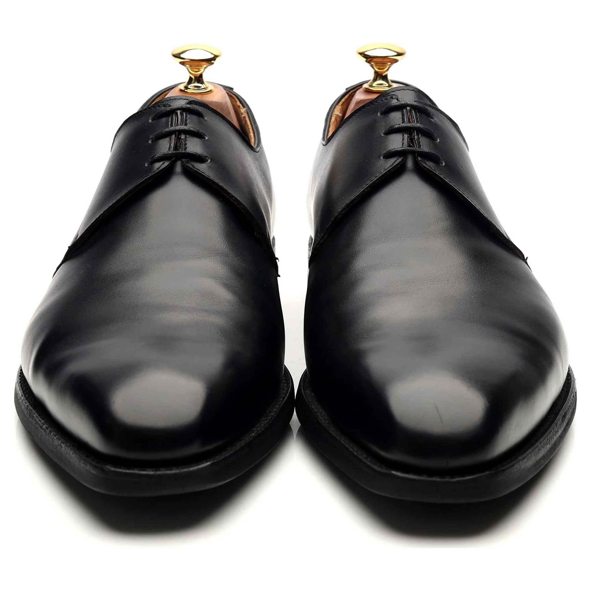'Highbury' Black Leather Derby UK 9.5 E - Image 8