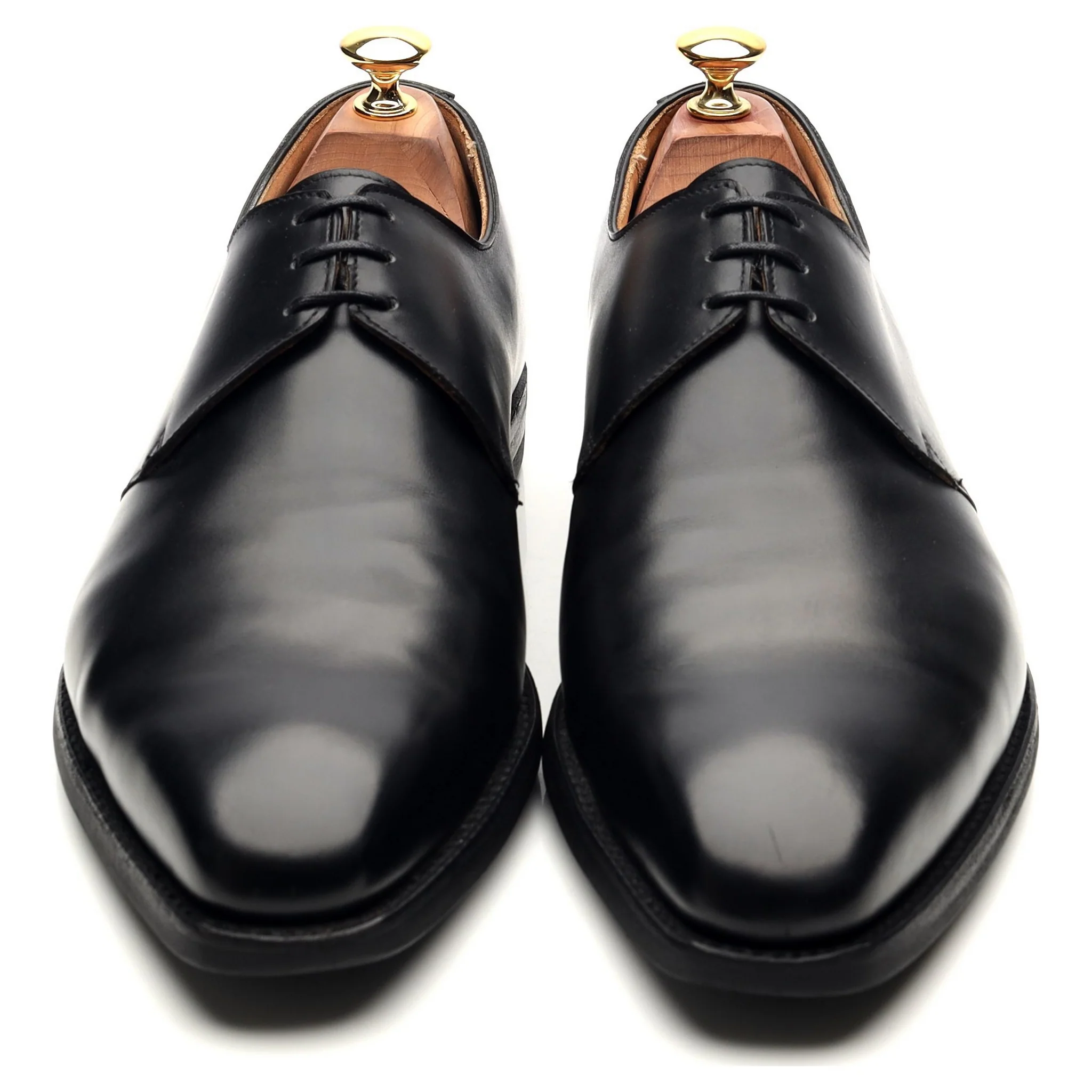 'Highbury' Black Leather Derby UK 9.5 E - Image 9