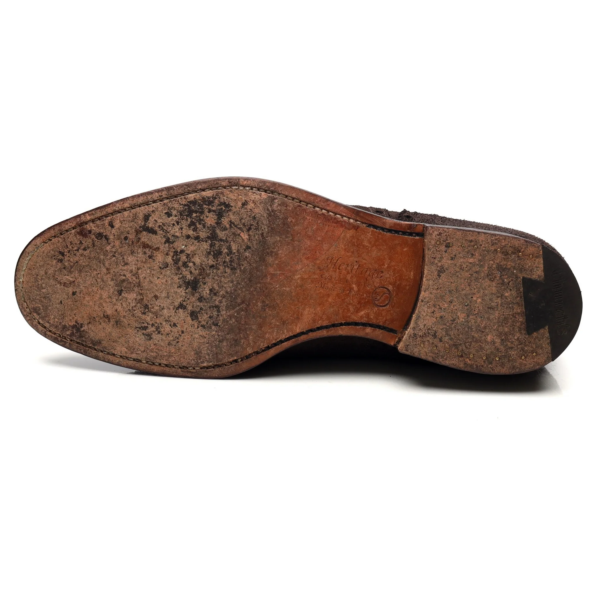 'Highgrove' Dark Brown Suede Oxford Brogues UK 7.5 F - Image 10