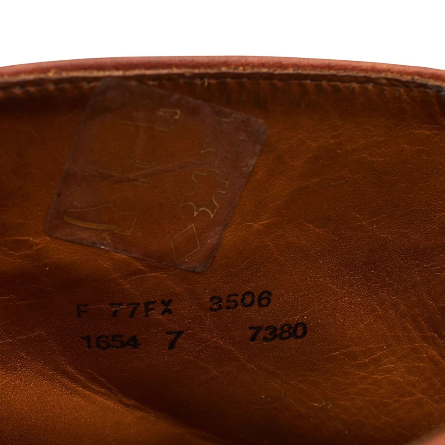 Hoggs of Fife Tan Brown Leather Brogue Boots UK 7 FX - Image 7