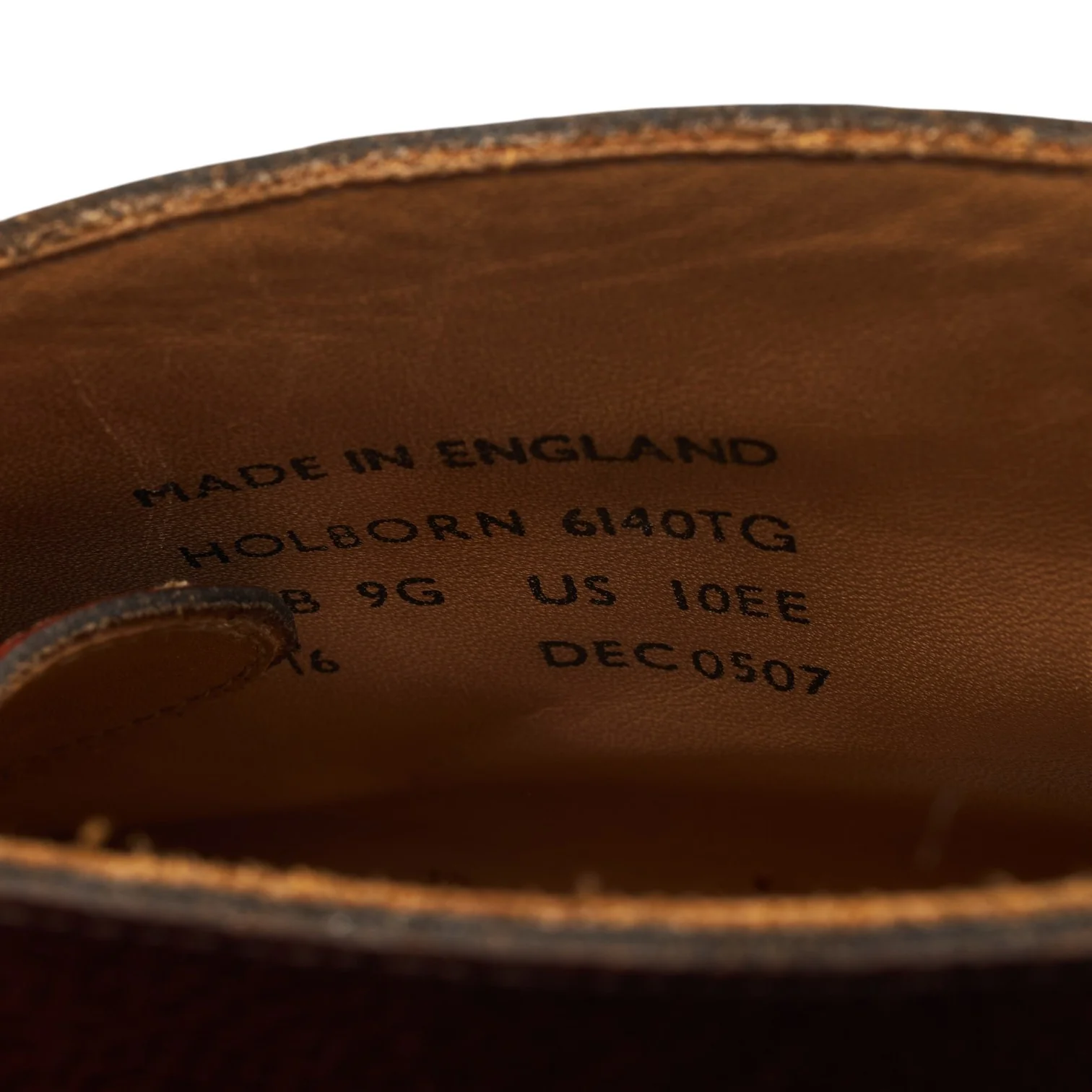 'Holborn' Brown Grain Leather Chukka Boots UK 9 G - Image 7