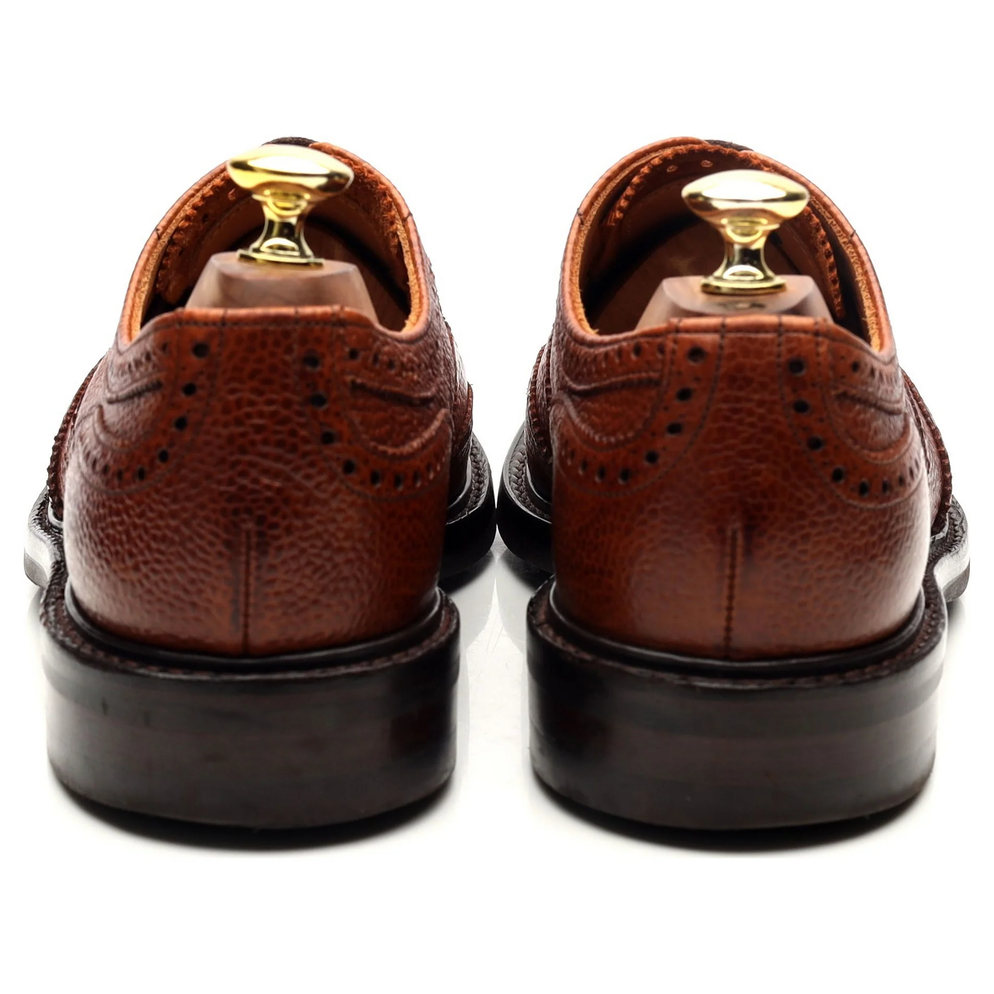 'Hythe ll' Tan Brown Leather Oxford Brogues UK 7 F - Image 4