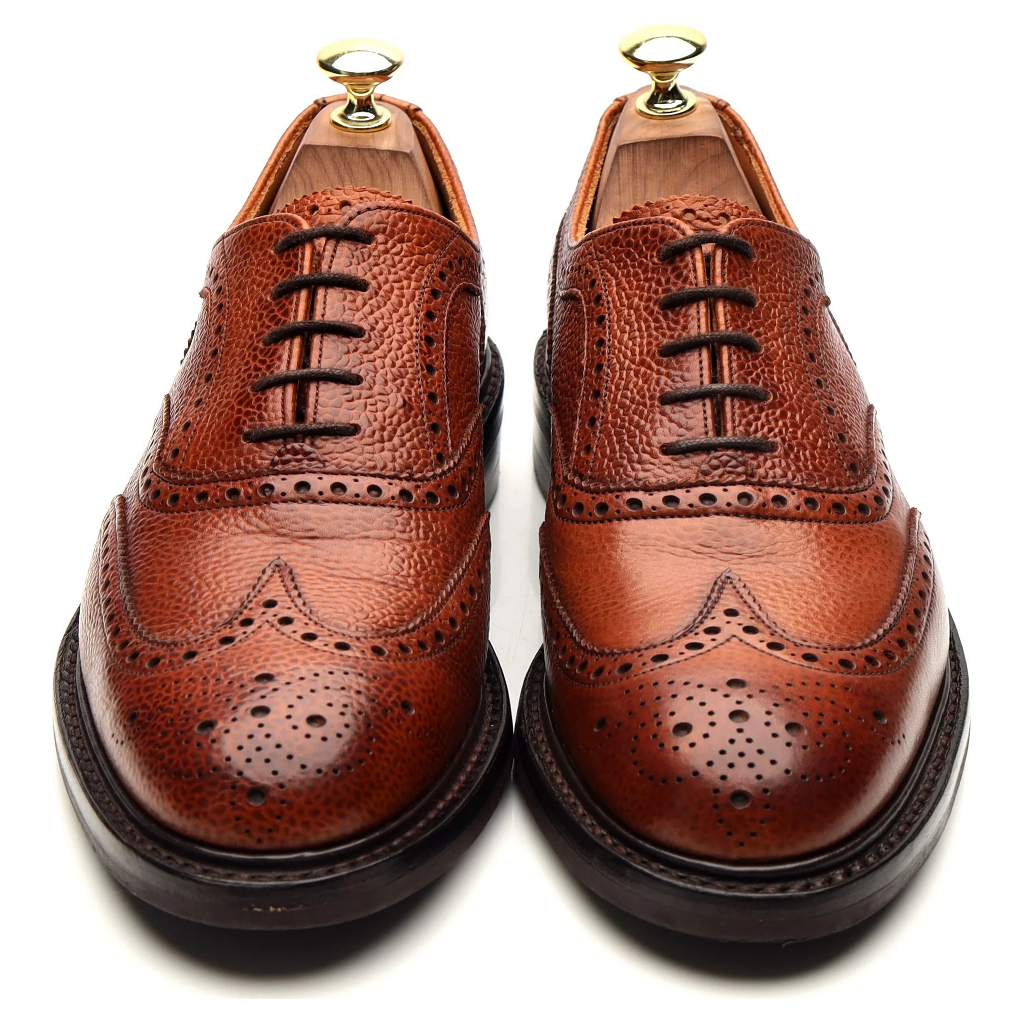 'Hythe ll' Tan Brown Leather Oxford Brogues UK 7 F - Image 9