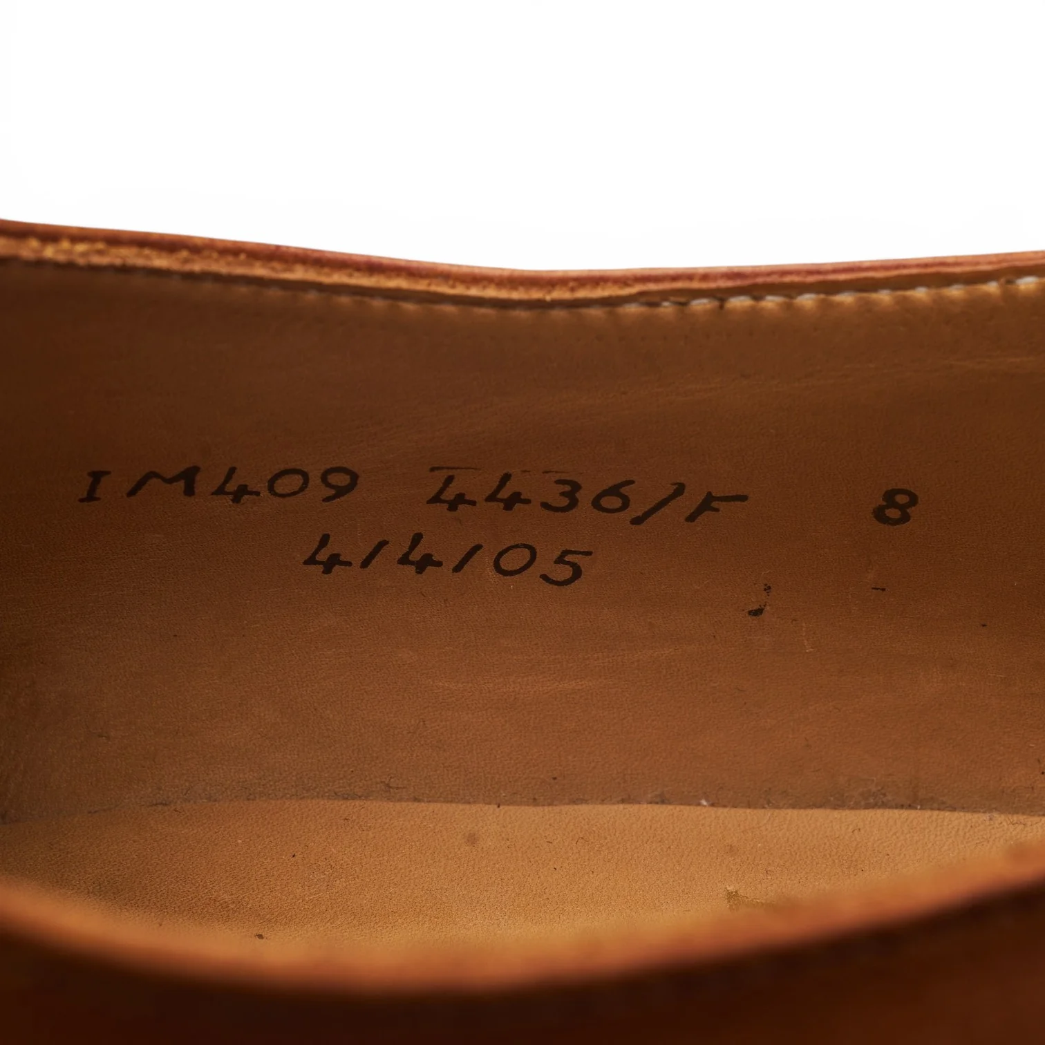 Tan Brown Leather Oxford UK 8 F - Image 7