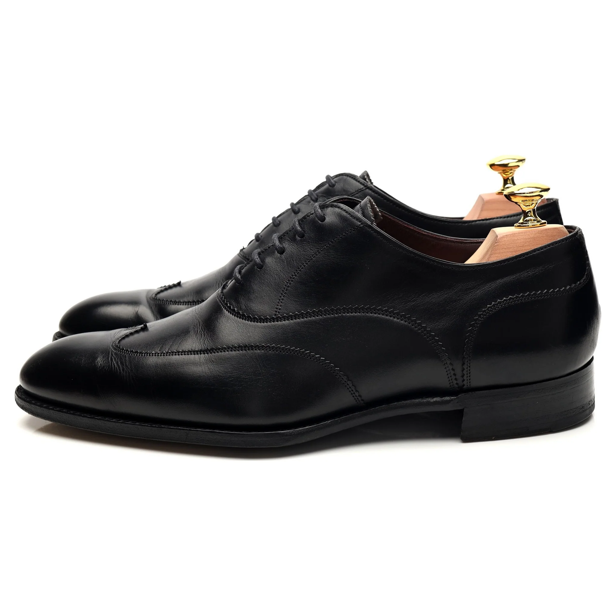 Imperial 'Balmoral' Black Leather Oxford UK 7.5 G - Image 3