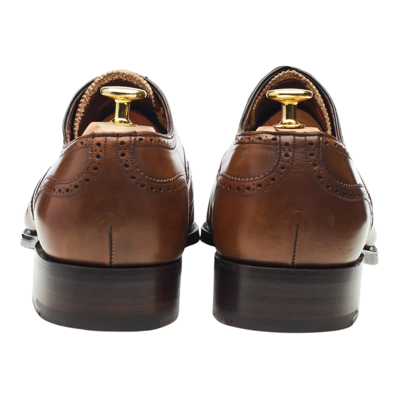 Imperial 'Sandringham' Brown Leather Oxford Brogues UK 8 G - Image 4