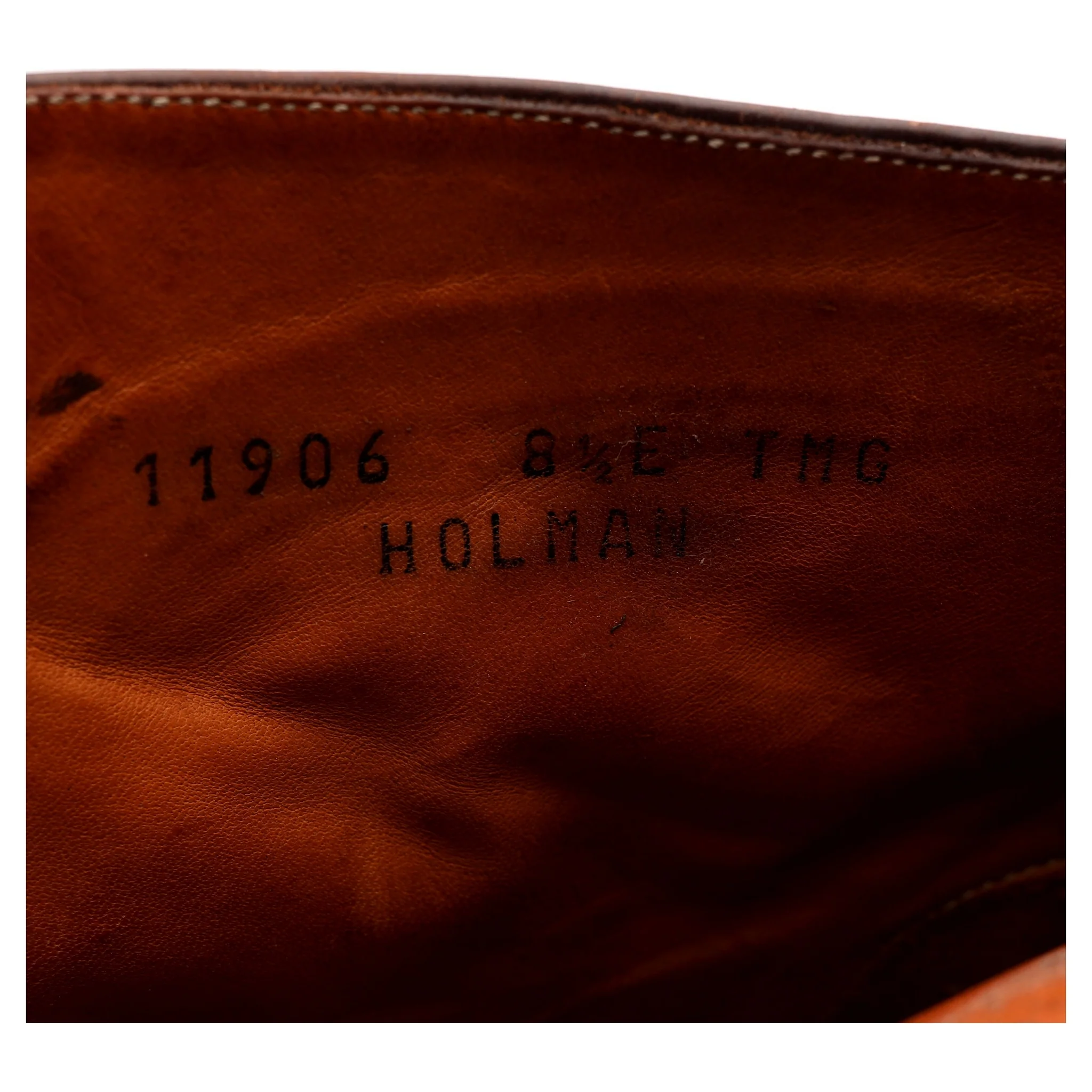 'Holman' Dark Brown Leather Brogue Boots UK 8.5 E - Image 13