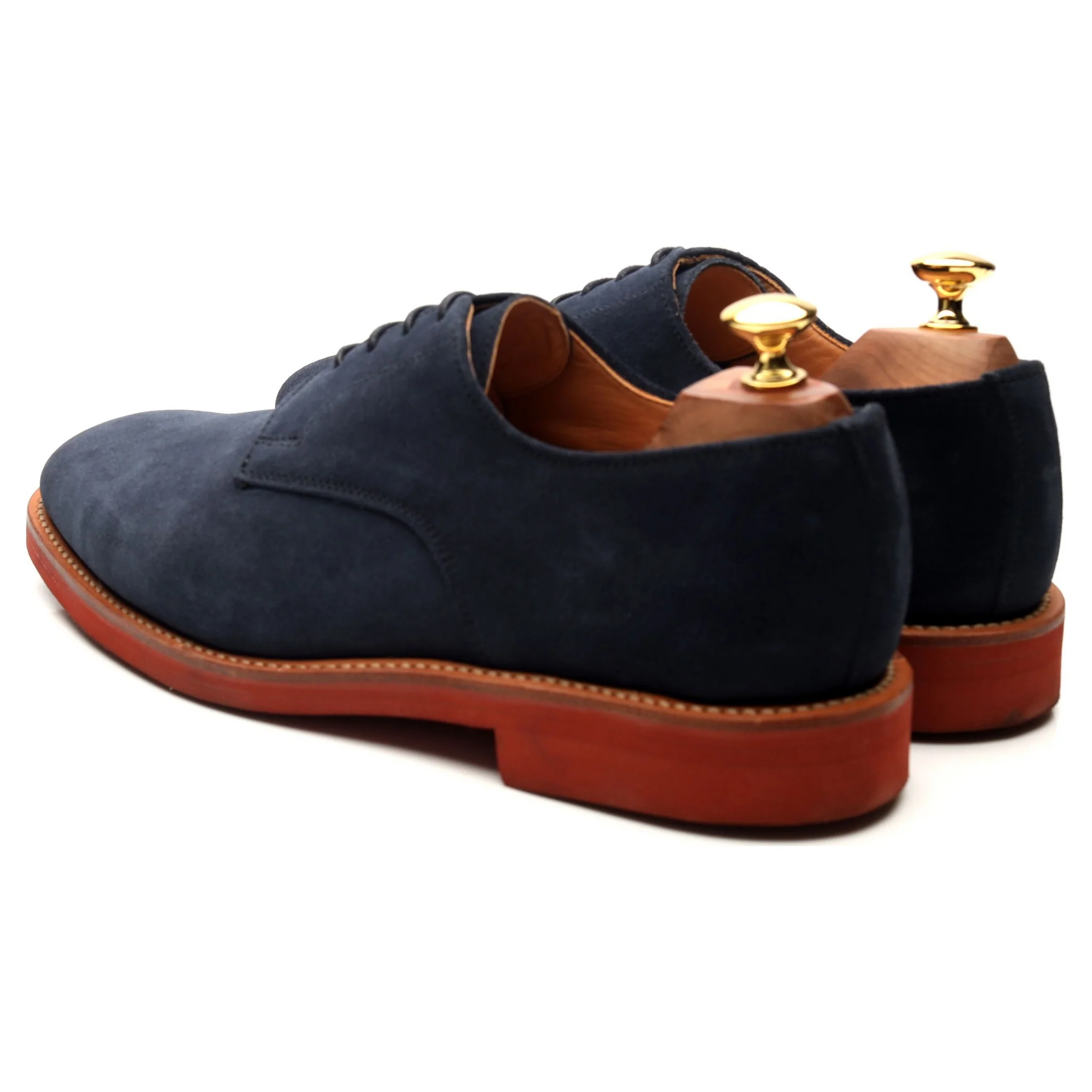 'Jack' Navy Blue Suede Derby UK 9 F - Image 3