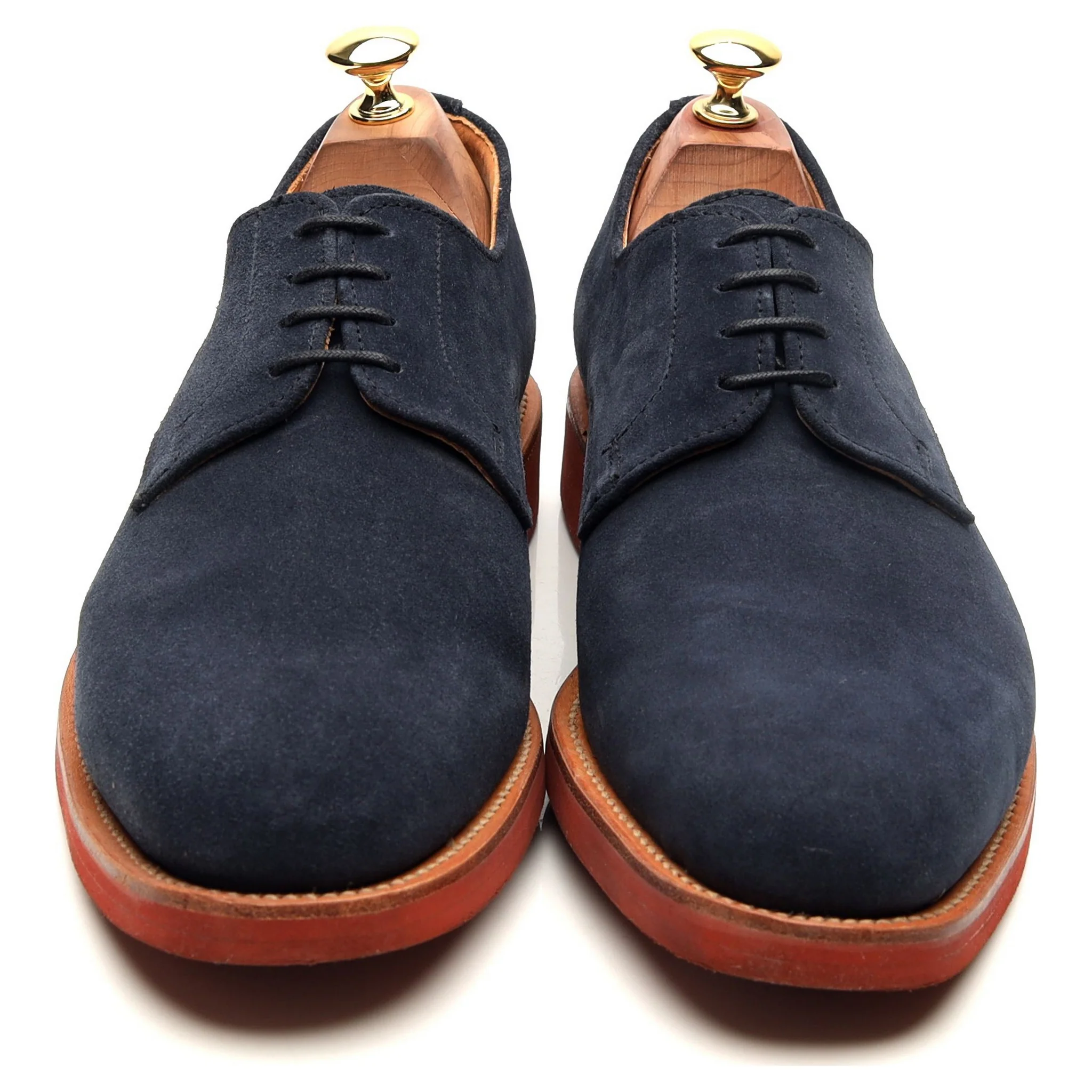 'Jack' Navy Blue Suede Derby UK 9 F - Image 9