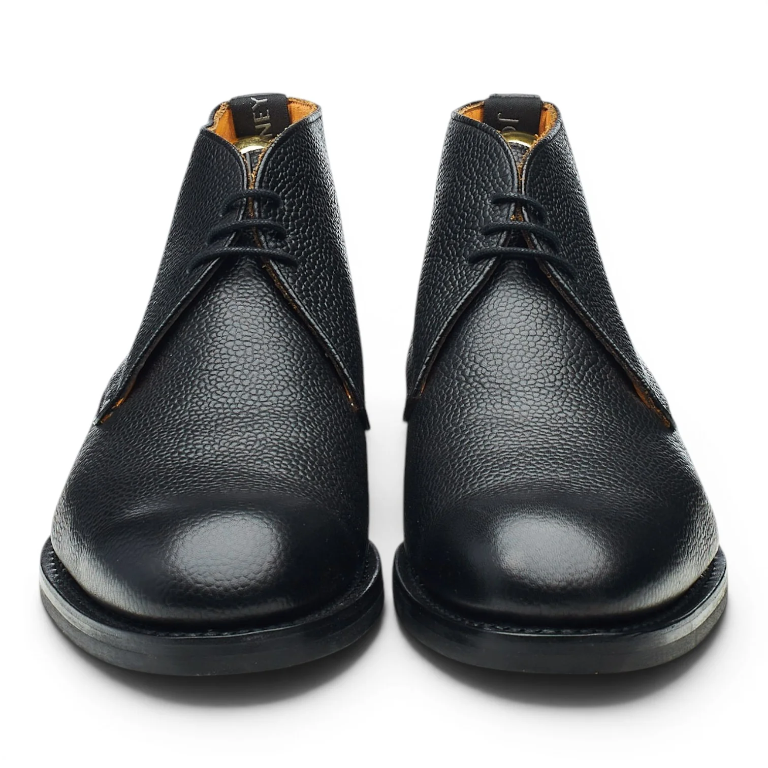 'Jackie III' Black Leather Chukka Boots UK 7.5 G - Image 2