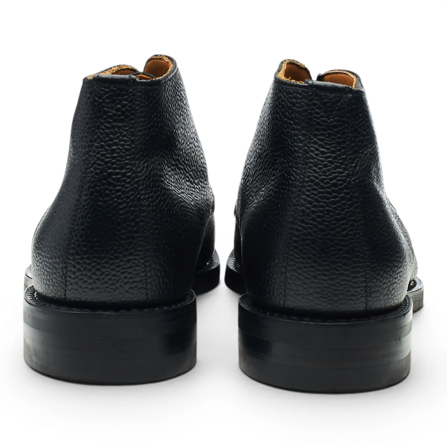 'Jackie III' Black Leather Chukka Boots UK 7.5 G - Image 4