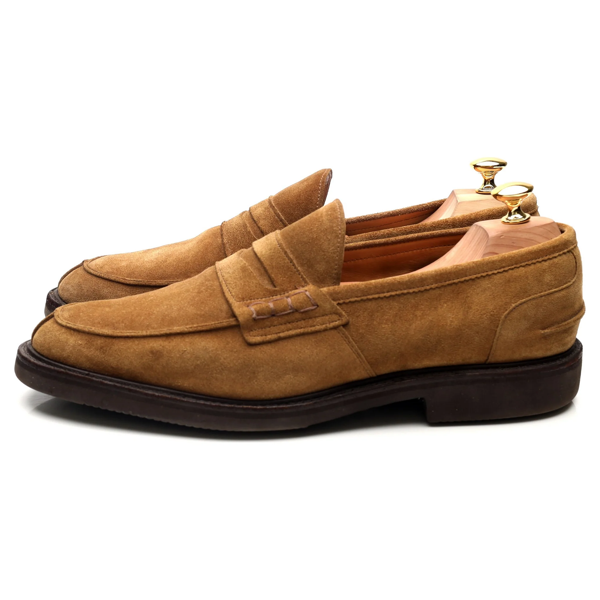 'James' Sand Brown Suede Loafers UK 11 - Image 2