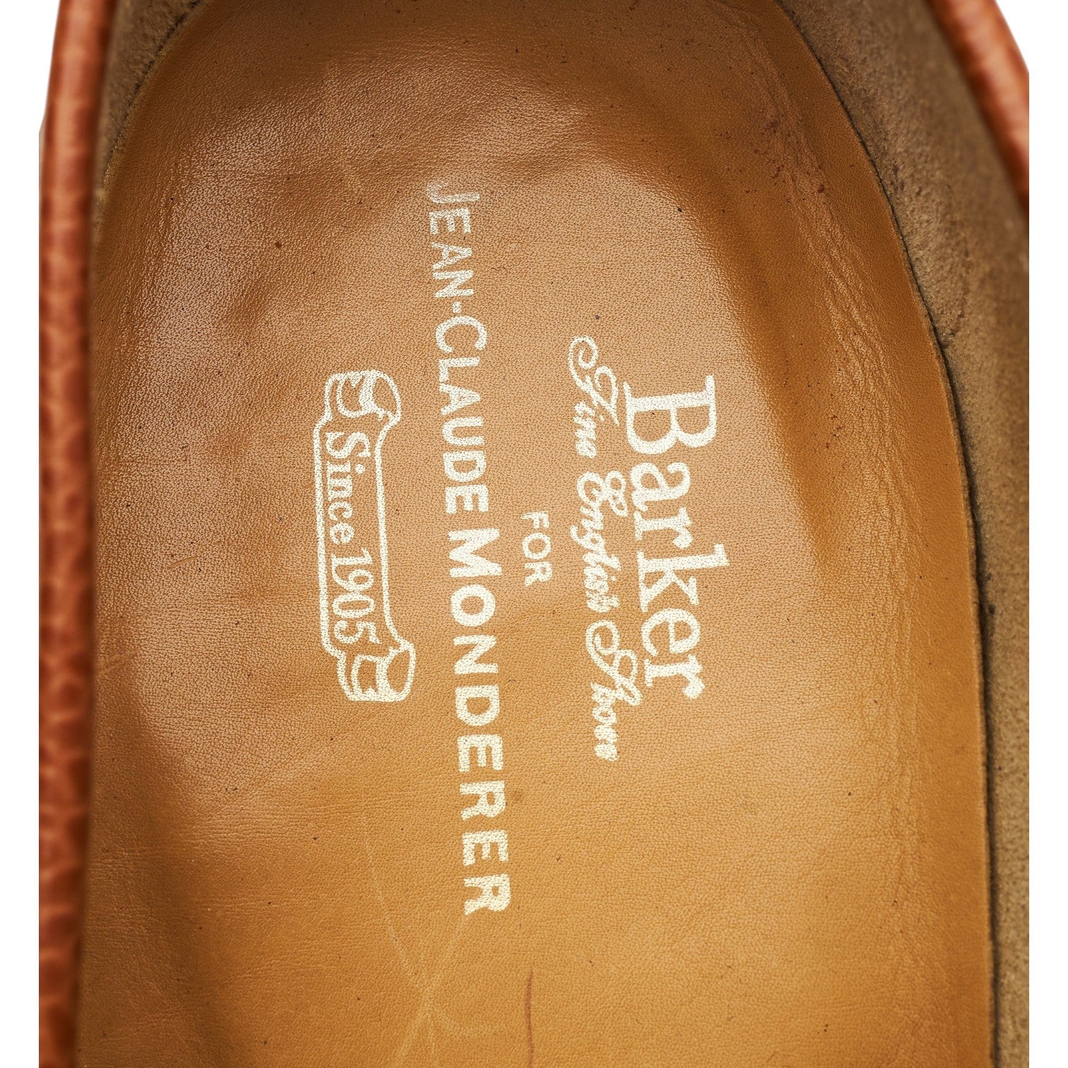 'Arran' Tan Brown Grain Leather Loafers UK 7.5 F - Image 6