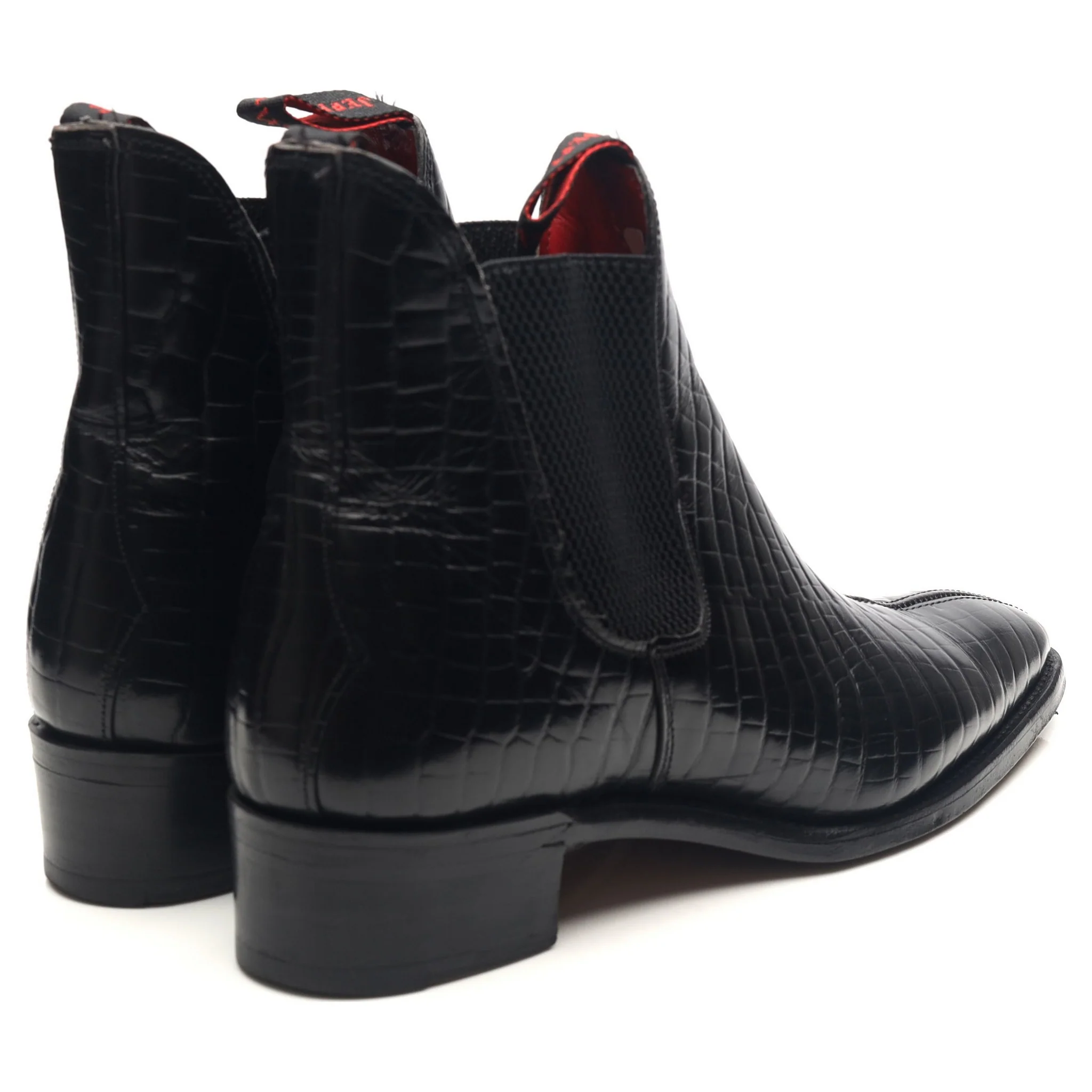Women's Black Leather Chelsea Boots UK 6 - Image 5