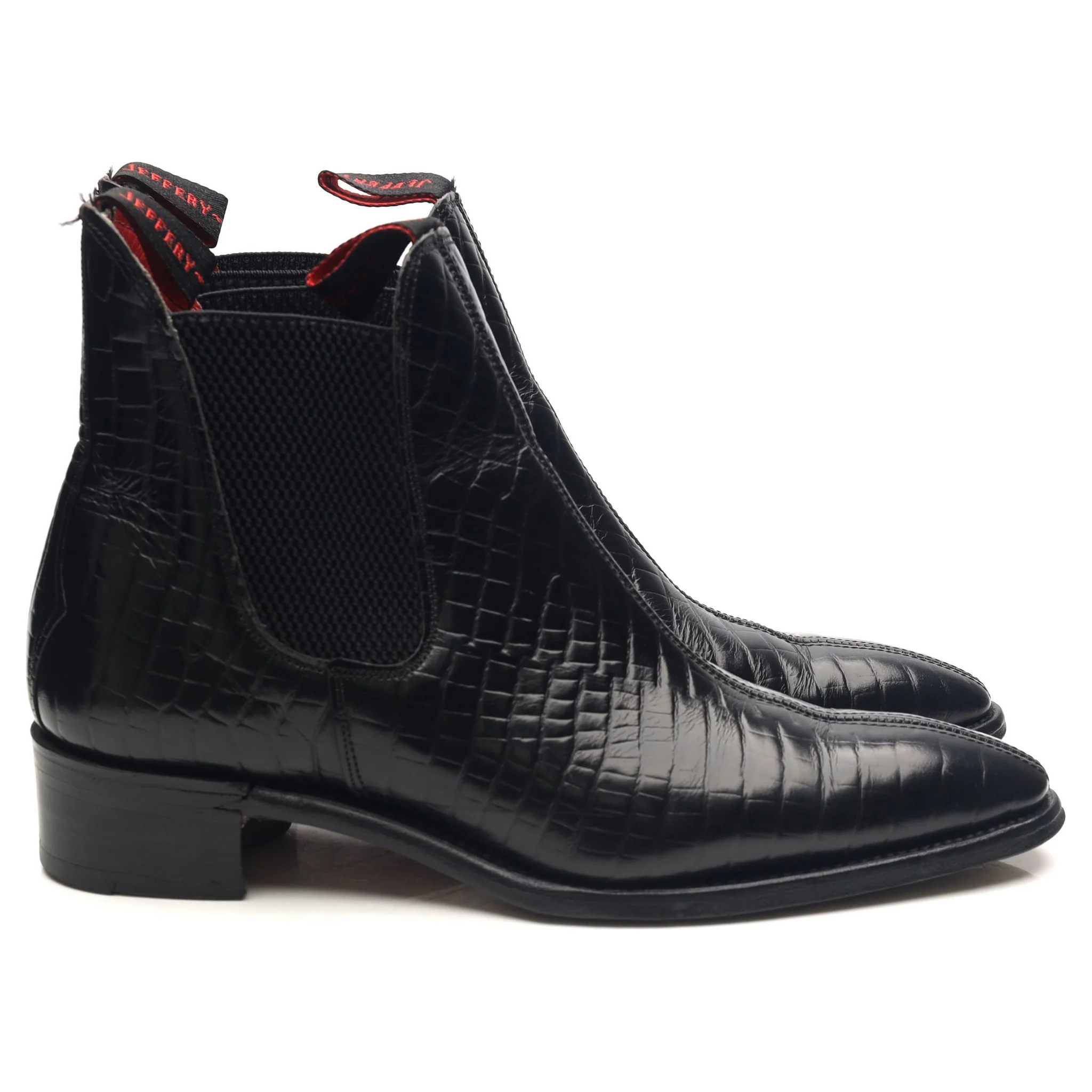 Women's Black Leather Chelsea Boots UK 6 - Image 6
