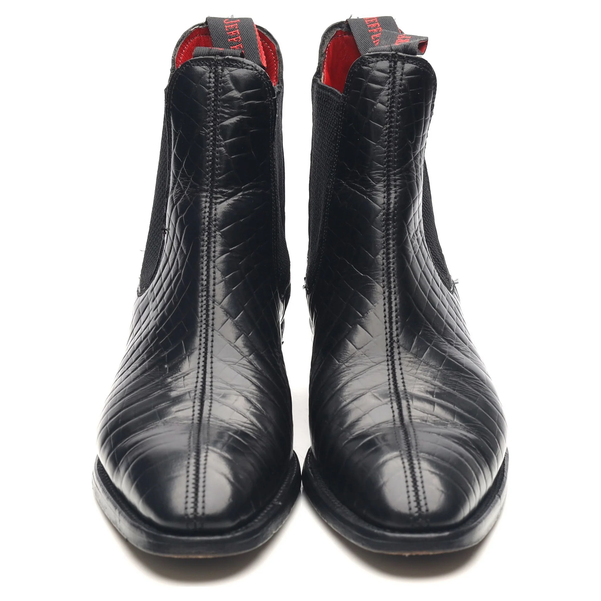 Women's Black Leather Chelsea Boots UK 6 - Image 8
