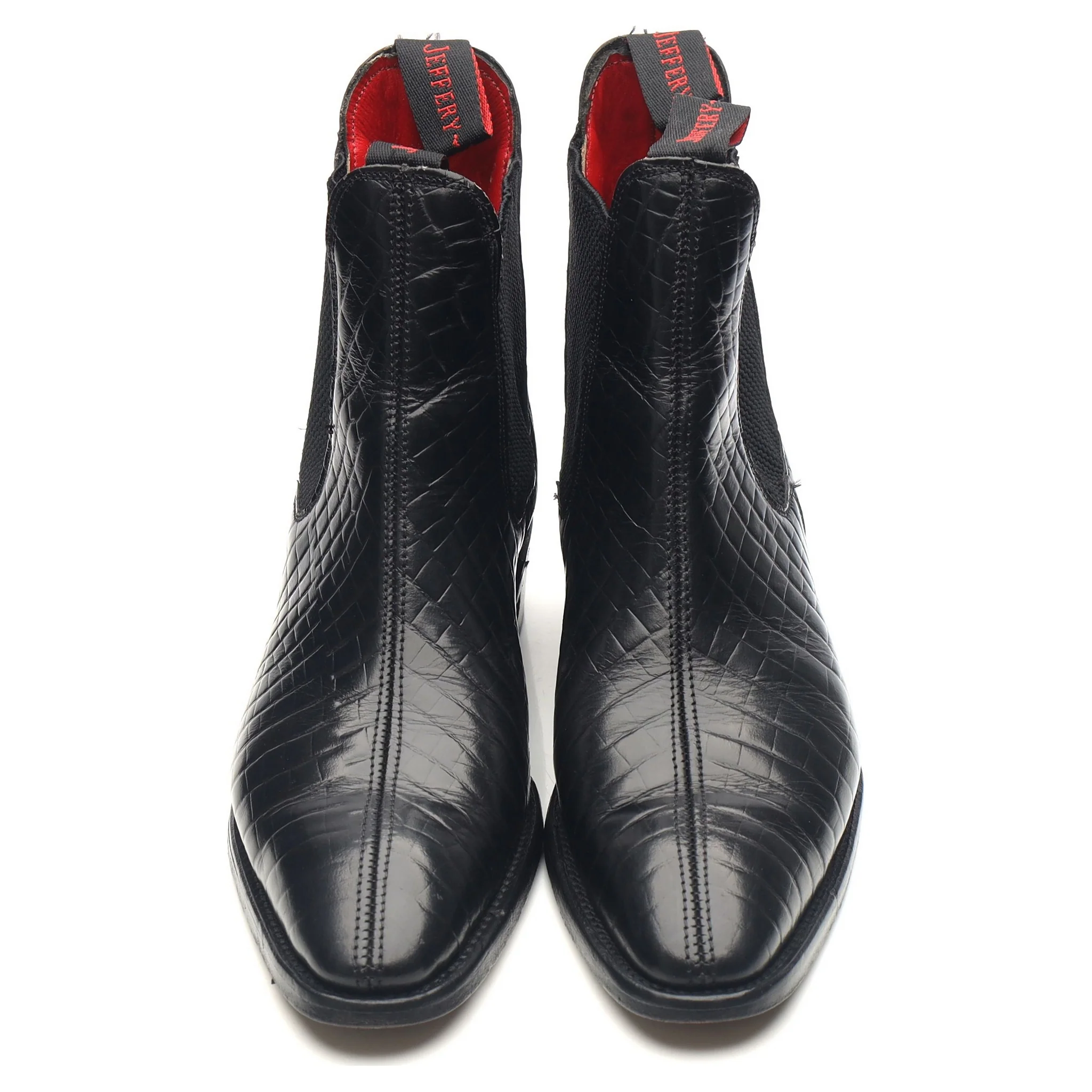 Women's Black Leather Chelsea Boots UK 6 - Image 9