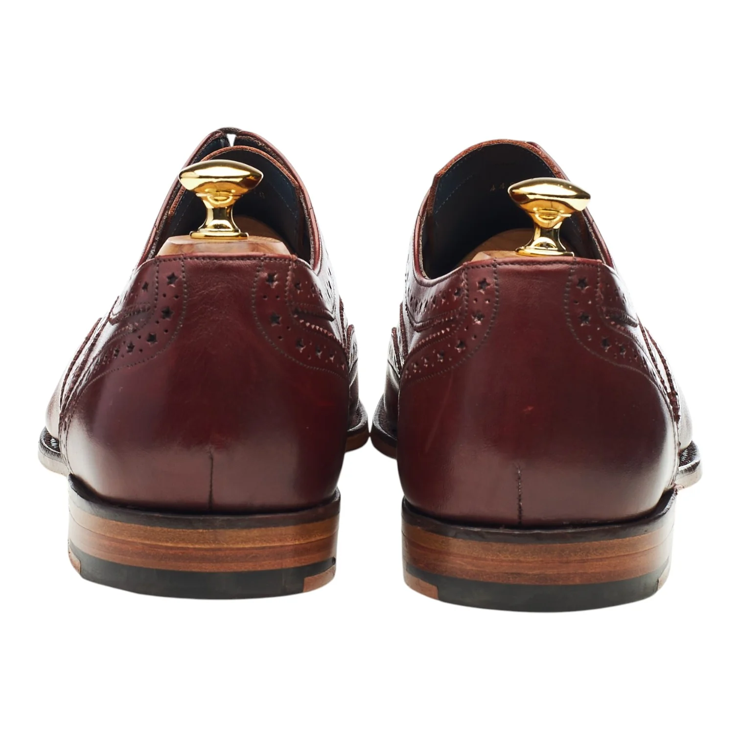 'Jensen' Burgundy Leather Brogues UK 10.5 F - Image 4