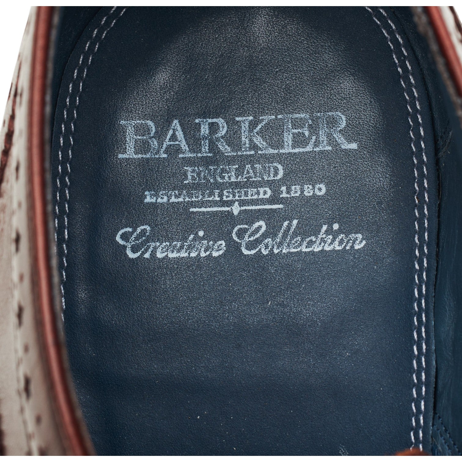 'Jensen' Burgundy Leather Brogues UK 10.5 F - Image 6