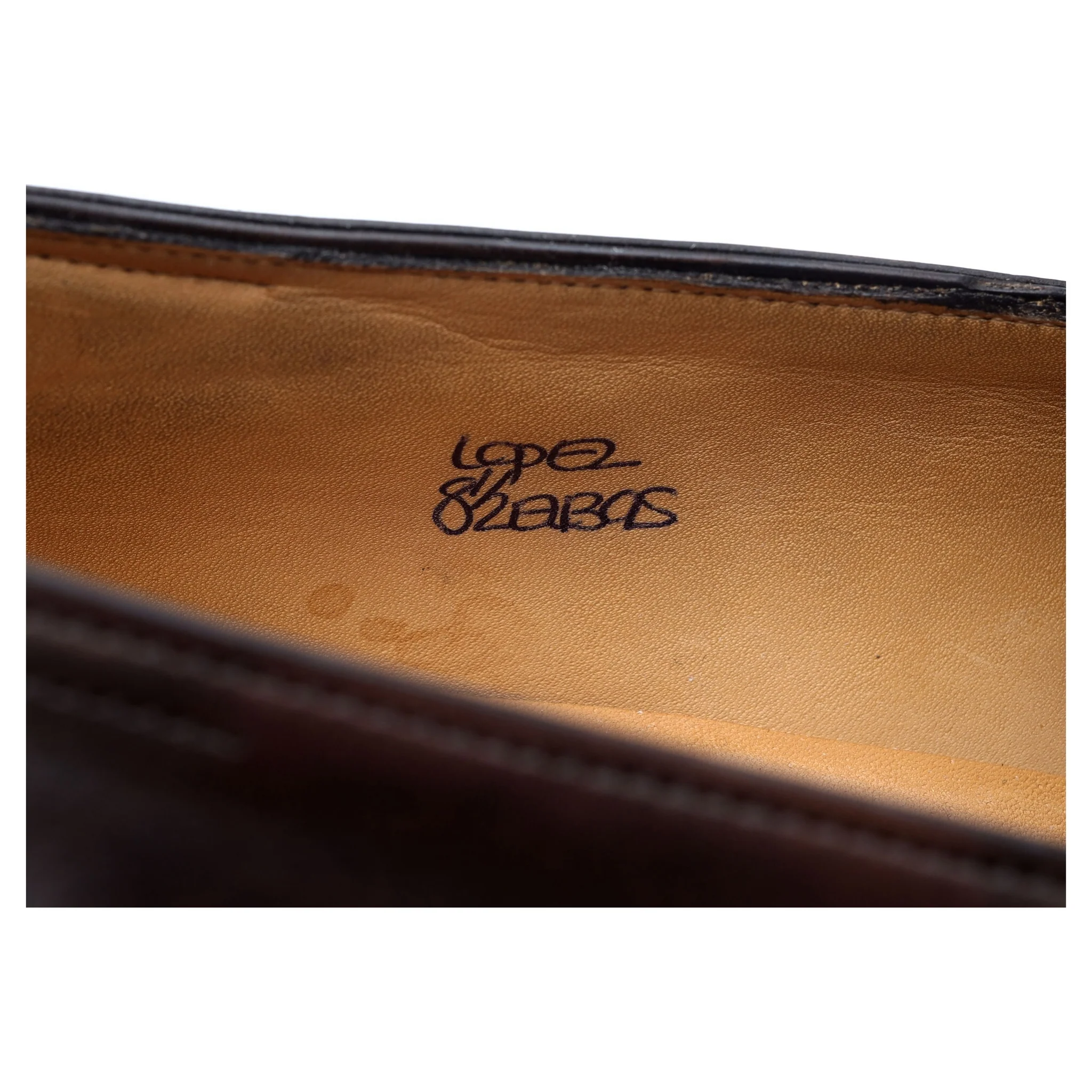 'Lopez' Dark Brown Museum Leather Loafers UK 8.5 E - Image 14