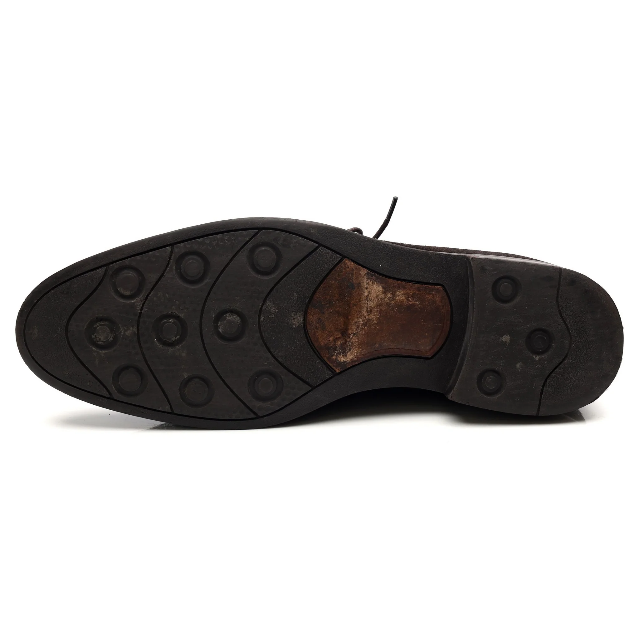 'Augusta' Dark Brown Suede Chukka Boots UK 10 - Image 10