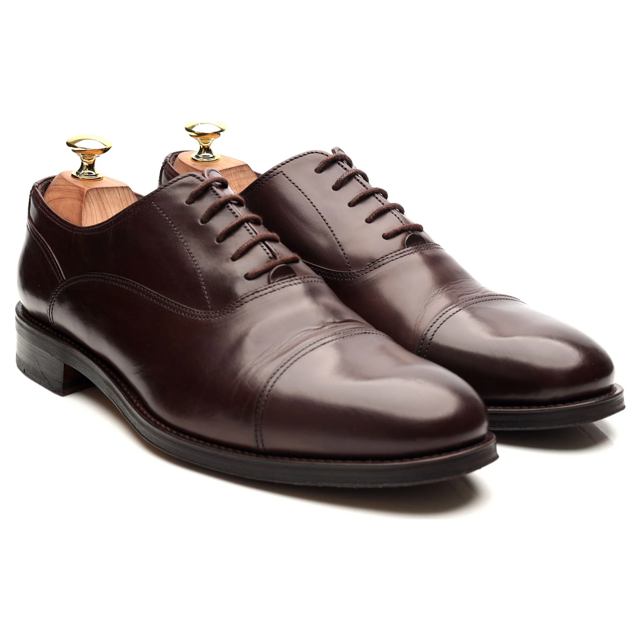 'Kingsway' Dark Brown Leather Oxford UK 9 - Image 6