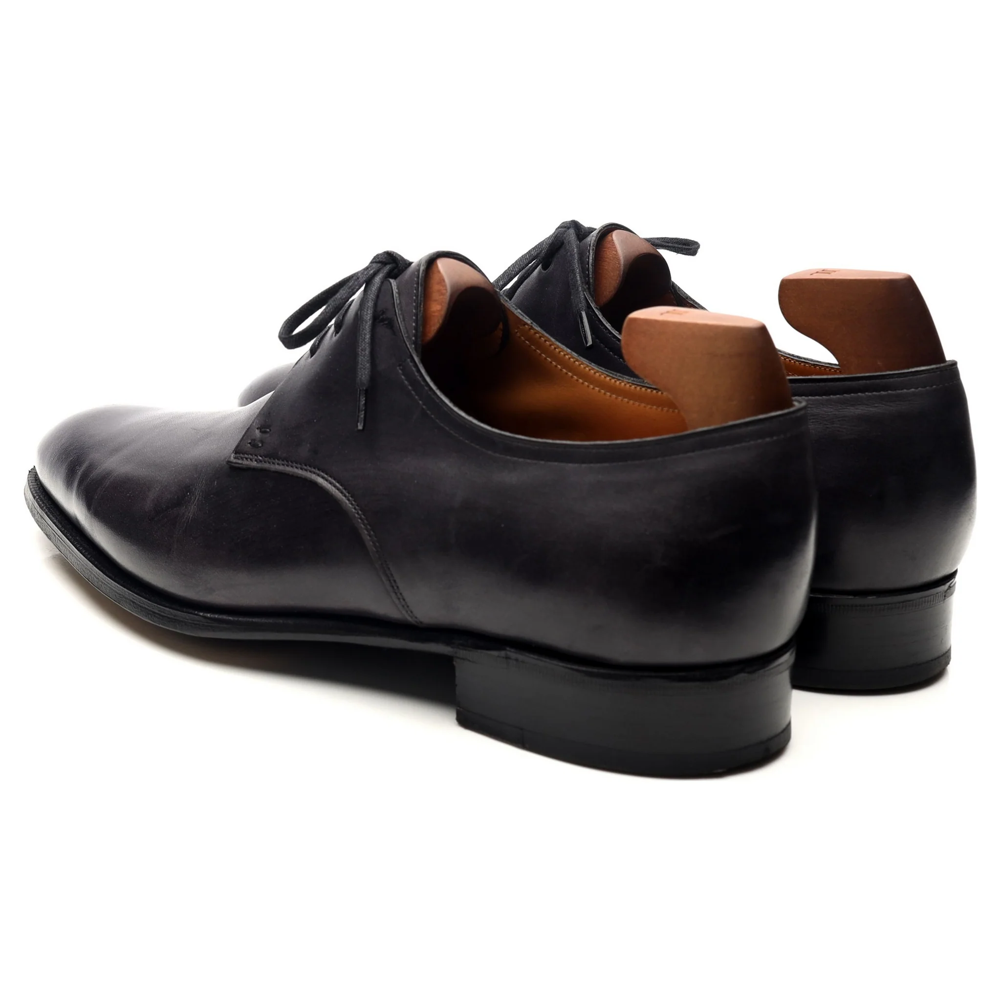 'Saint Crepin 2013' Black Museum Leather Derby UK 8.5 E - Image 3