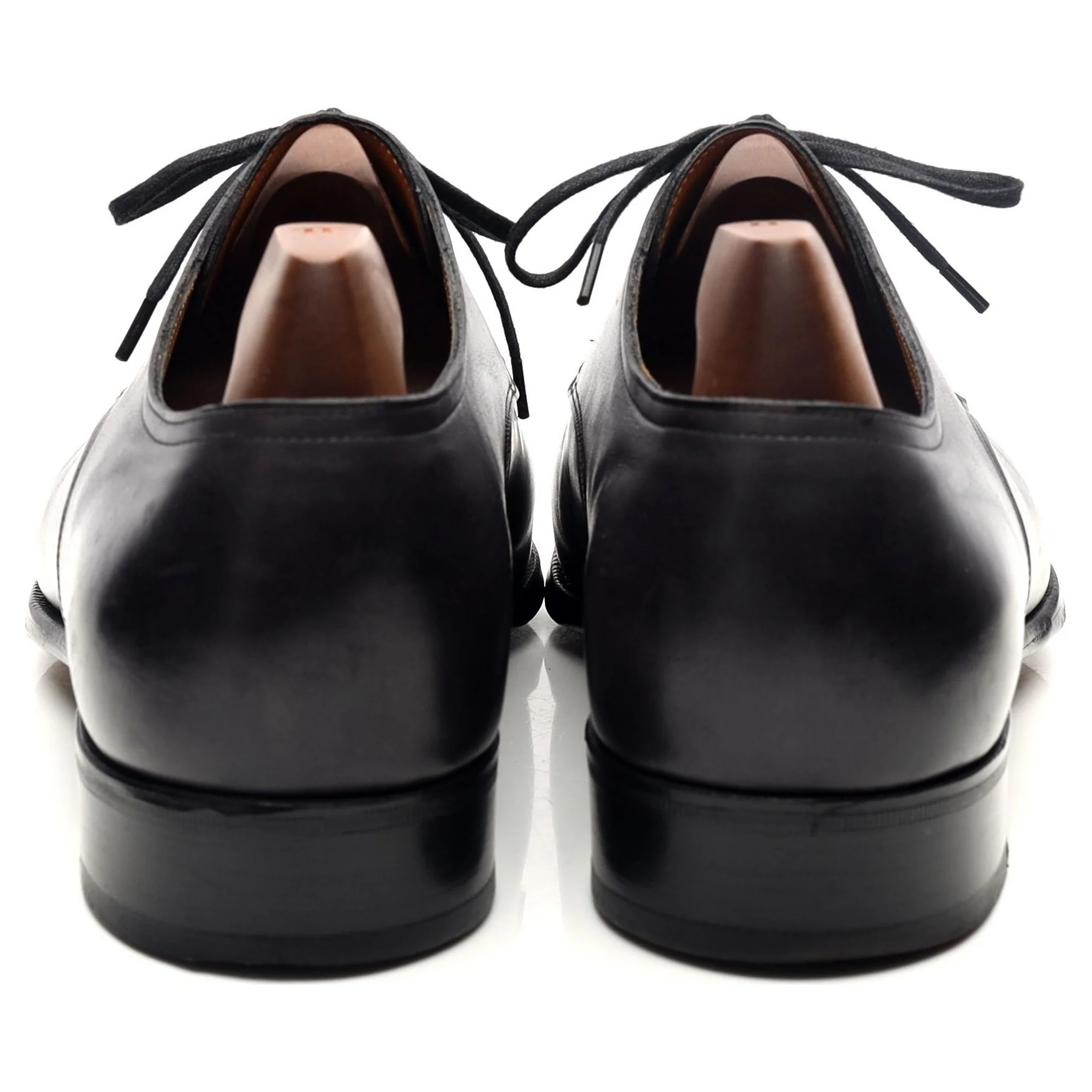 'Saint Crepin 2013' Black Museum Leather Derby UK 8.5 E - Image 4