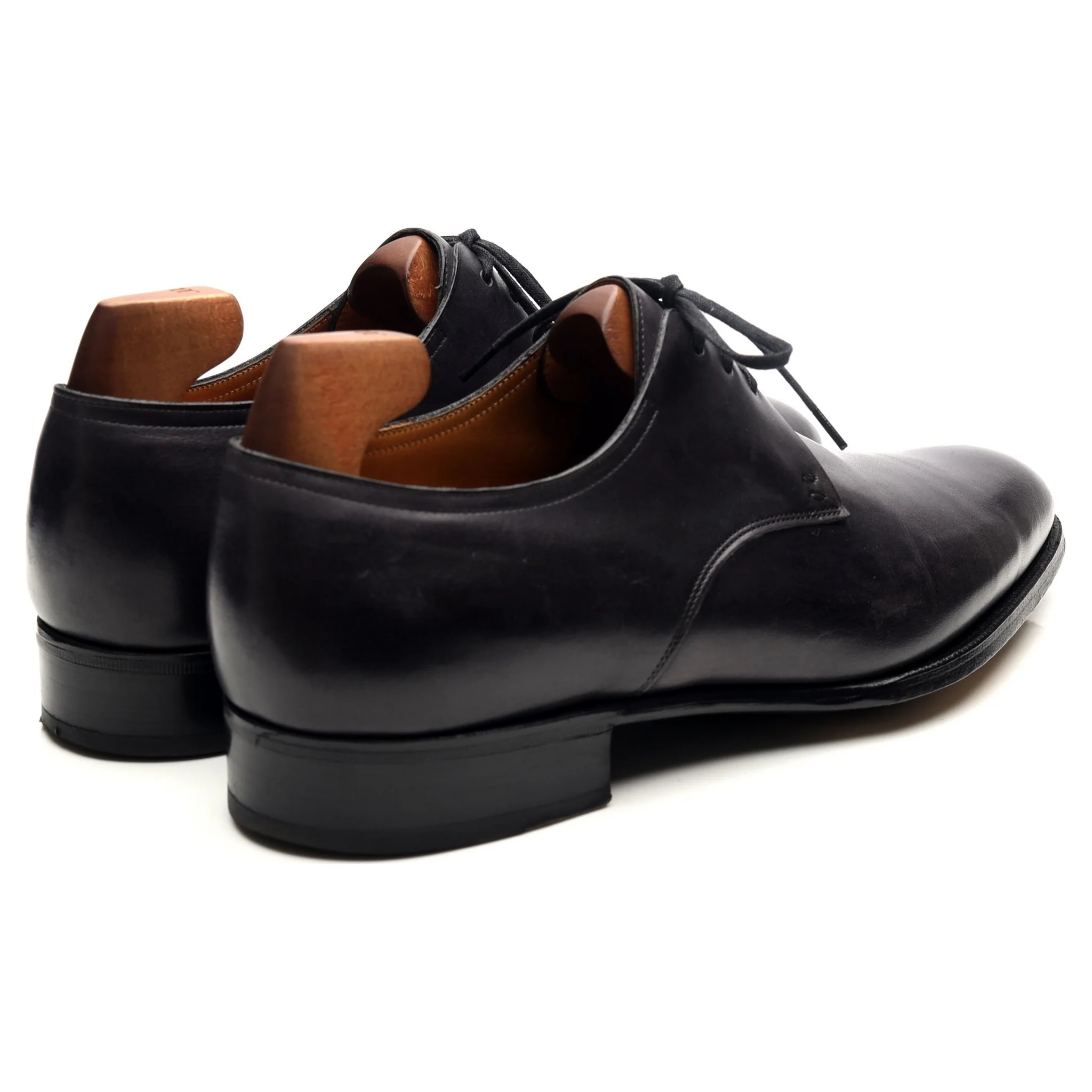 'Saint Crepin 2013' Black Museum Leather Derby UK 8.5 E - Image 5