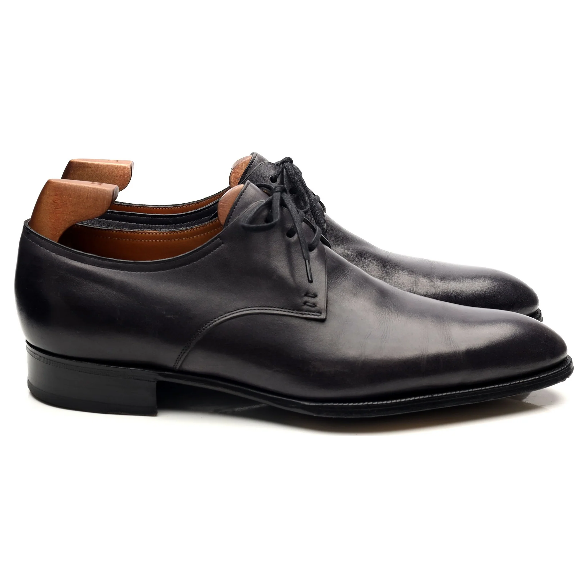 'Saint Crepin 2013' Black Museum Leather Derby UK 8.5 E - Image 6