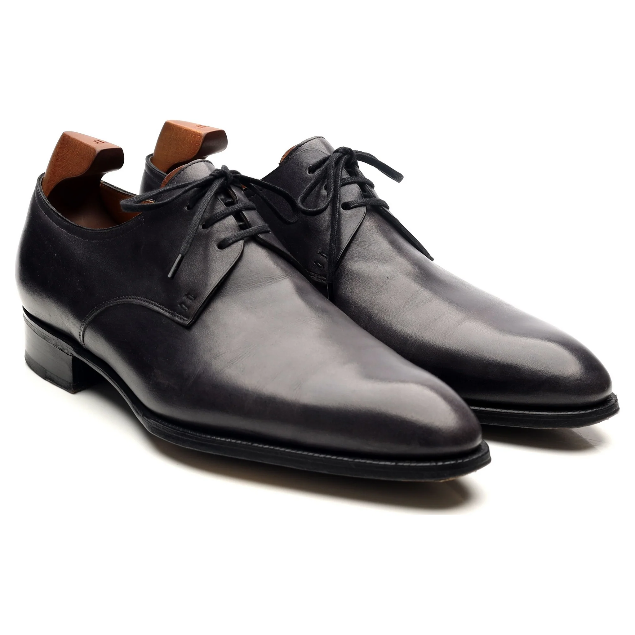 'Saint Crepin 2013' Black Museum Leather Derby UK 8.5 E - Image 7