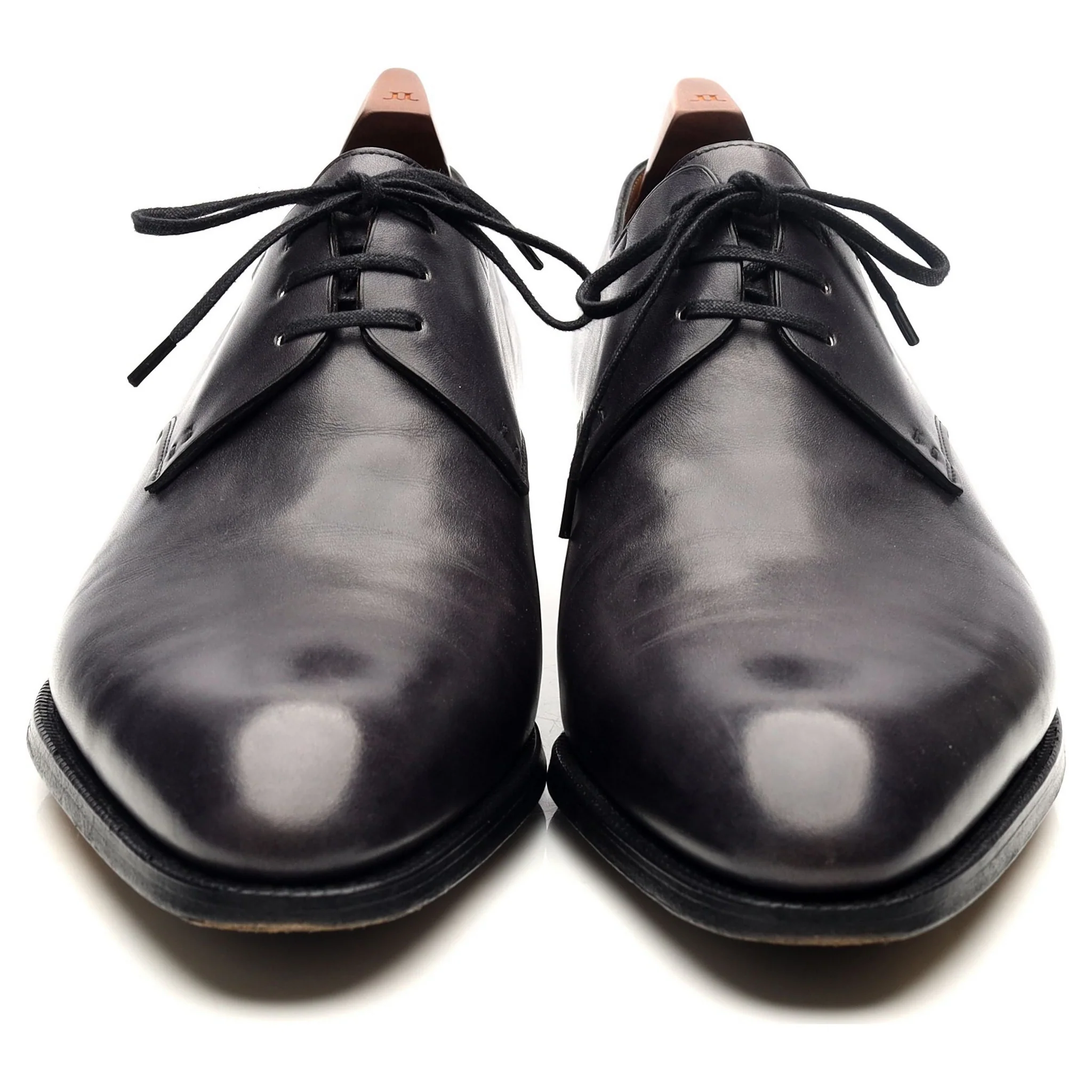 'Saint Crepin 2013' Black Museum Leather Derby UK 8.5 E - Image 8