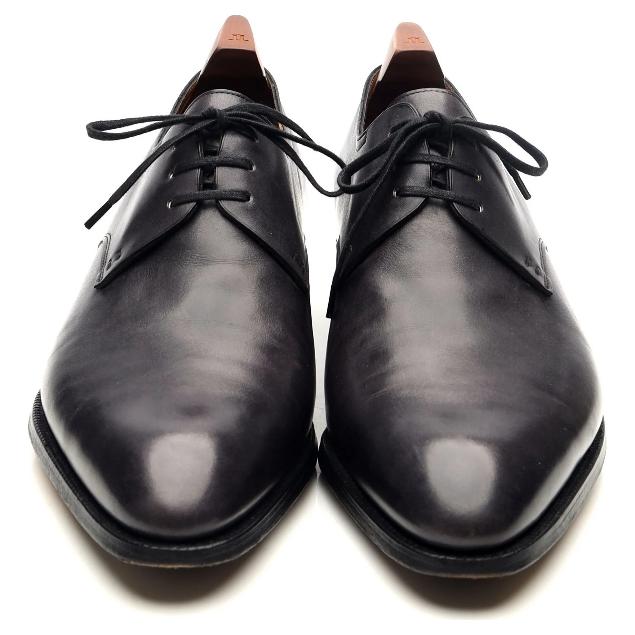 'Saint Crepin 2013' Black Museum Leather Derby UK 8.5 E - Image 9