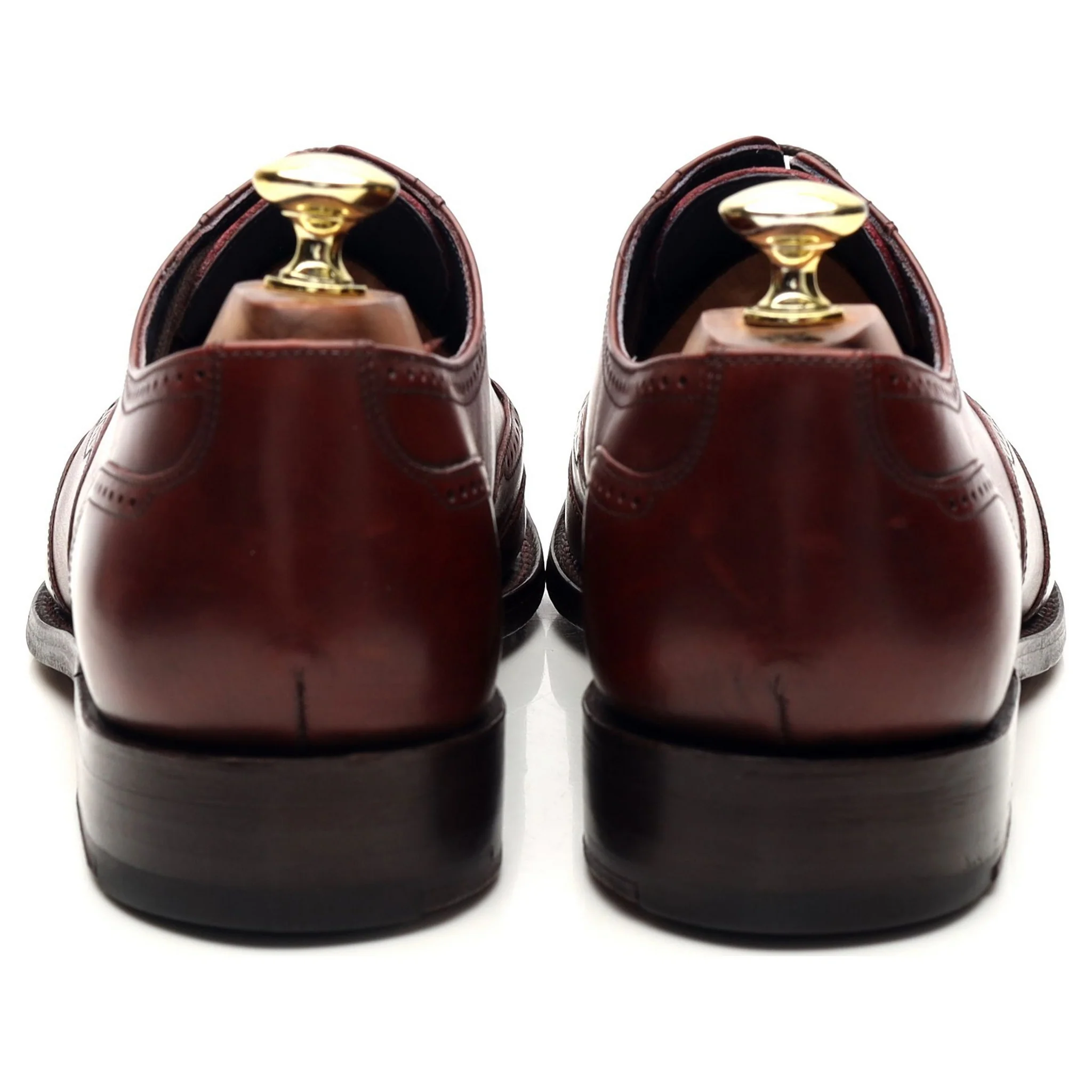 'Johnny' Brown Leather Oxford Brogues UK 7.5 F - Image 4
