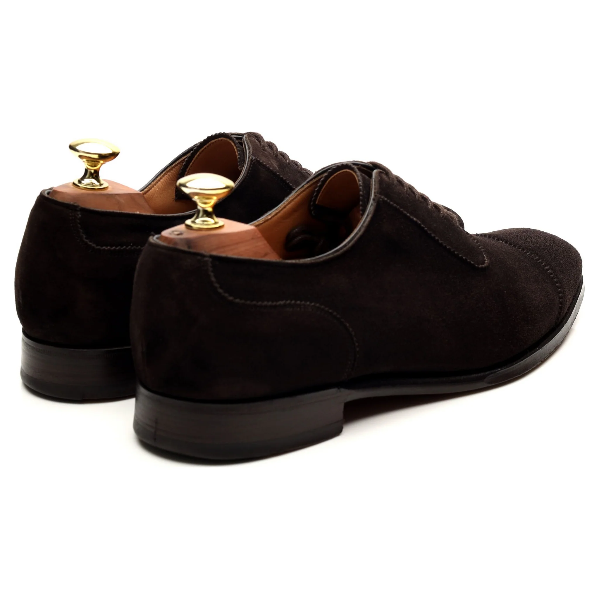 'Adelaide' Dark Brown Suede Oxford UK 7 F - Image 5