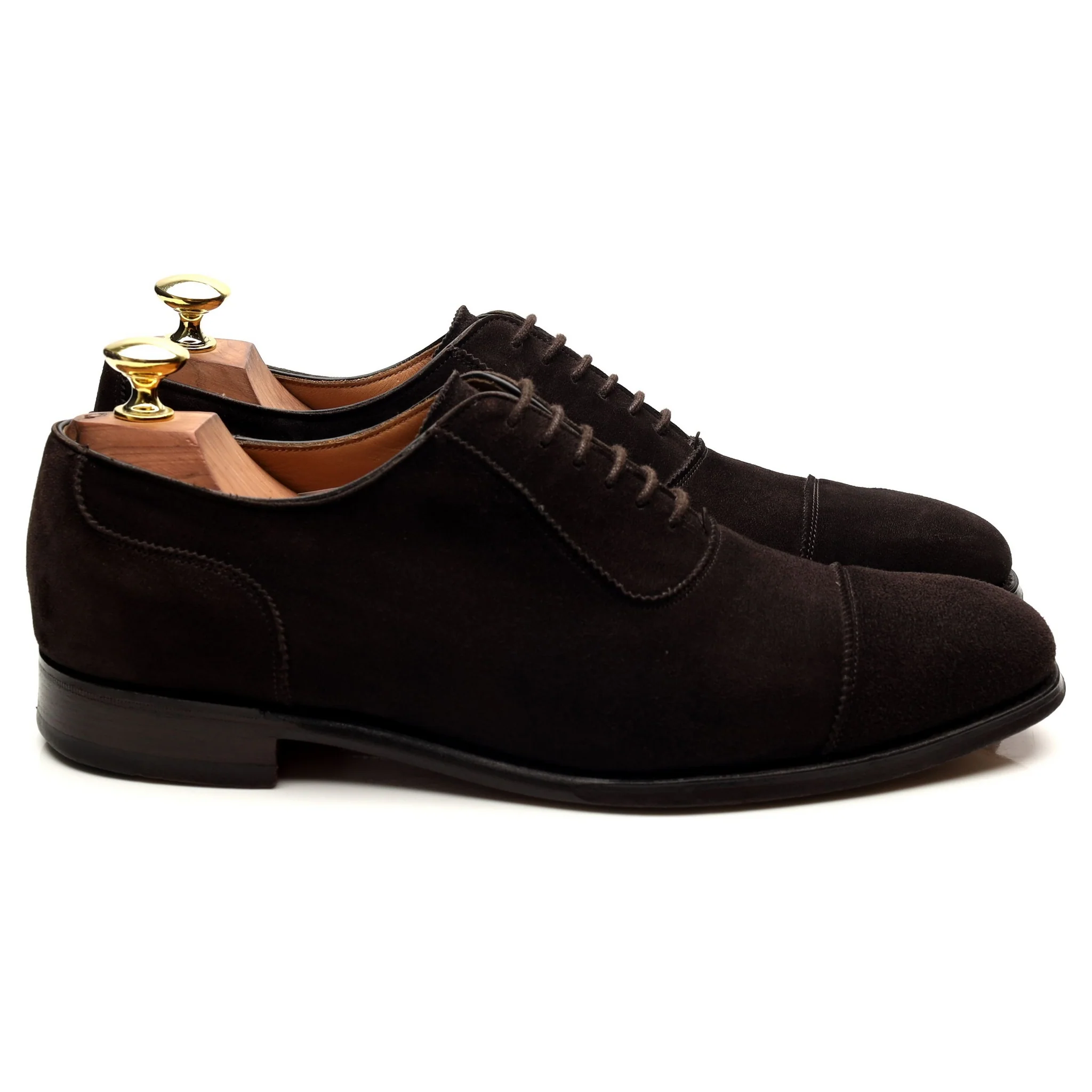 'Adelaide' Dark Brown Suede Oxford UK 7 F - Image 6