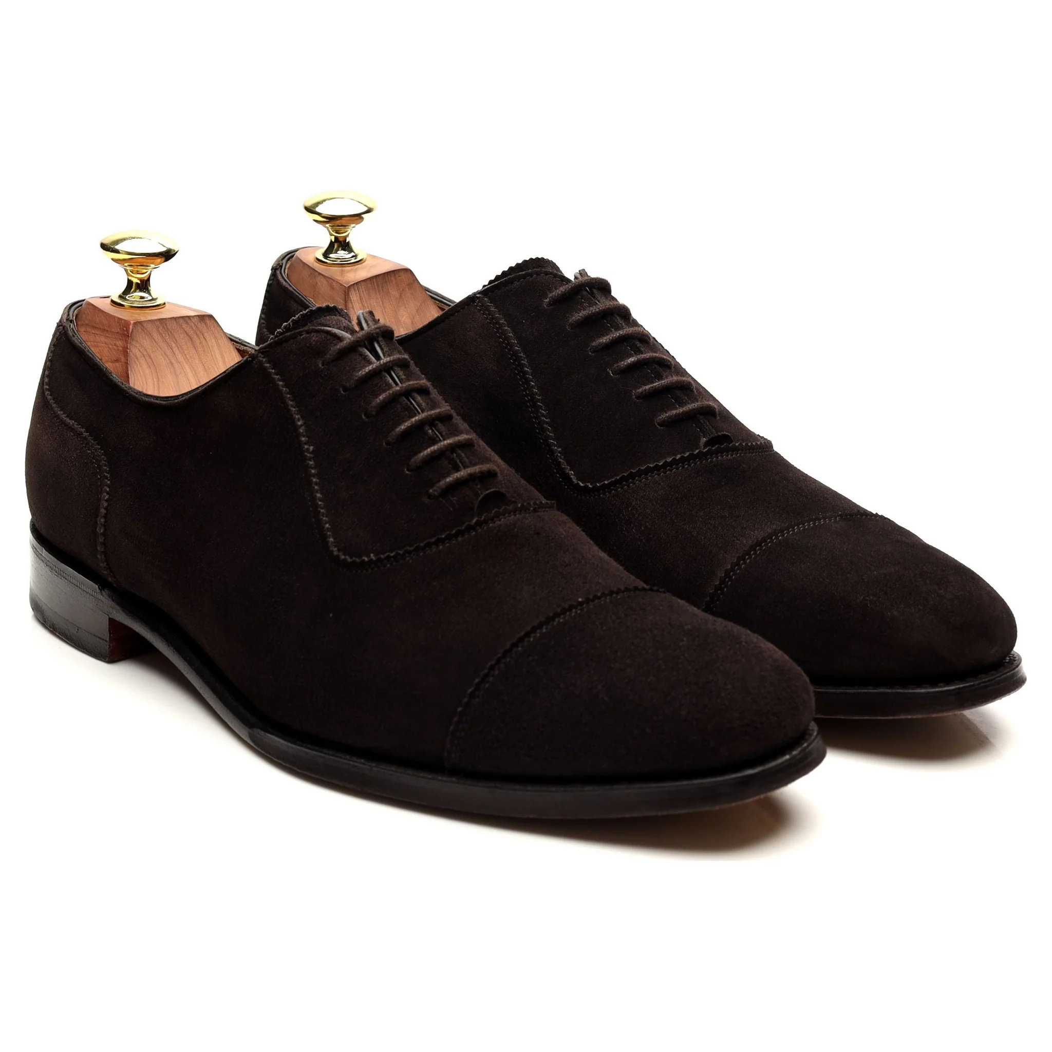 'Adelaide' Dark Brown Suede Oxford UK 7 F - Image 7