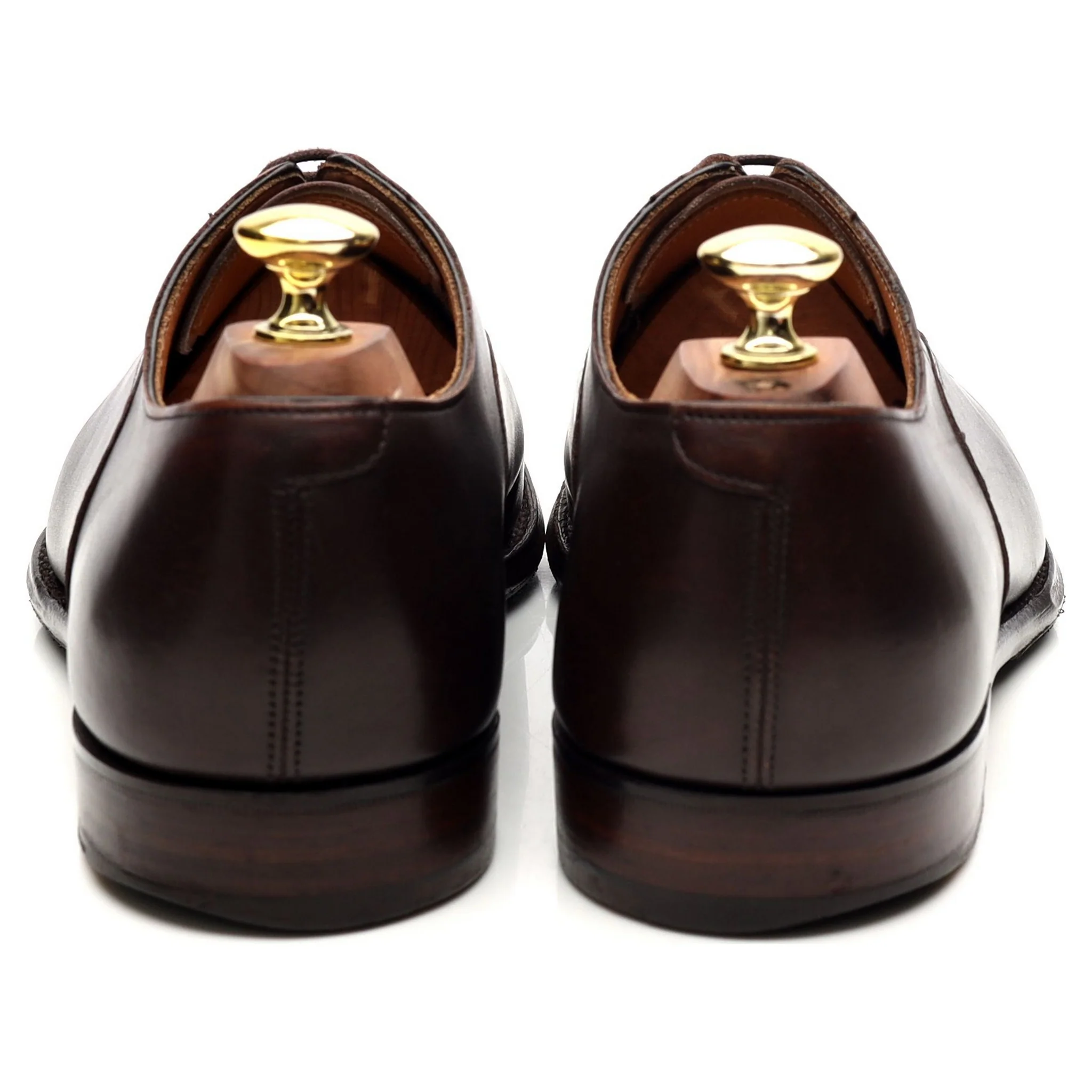 'Alfred' Dark Brown Leather Oxford UK 7 G - Image 4