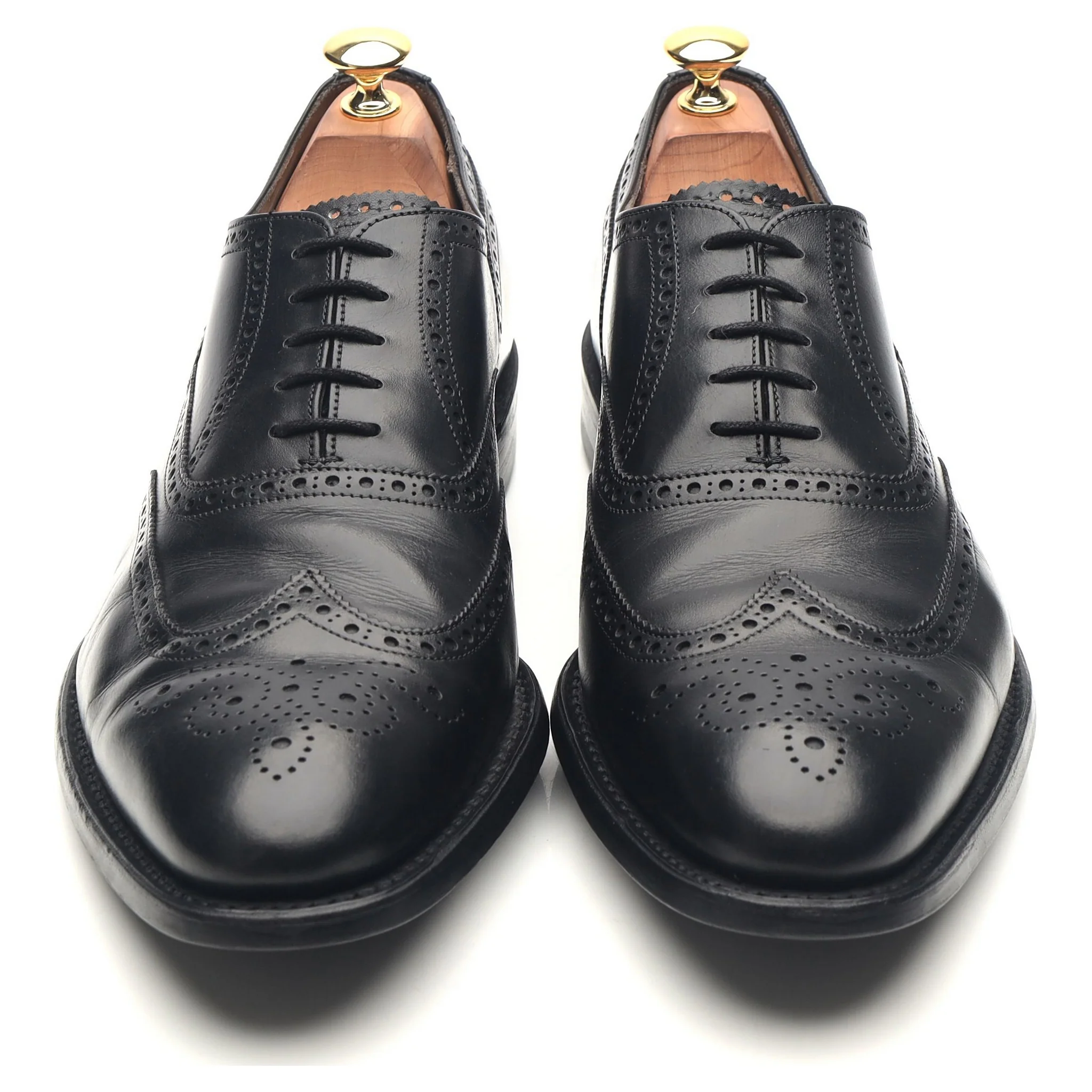 'Broad II' Black Leather Brogues UK 9.5 G - Image 9