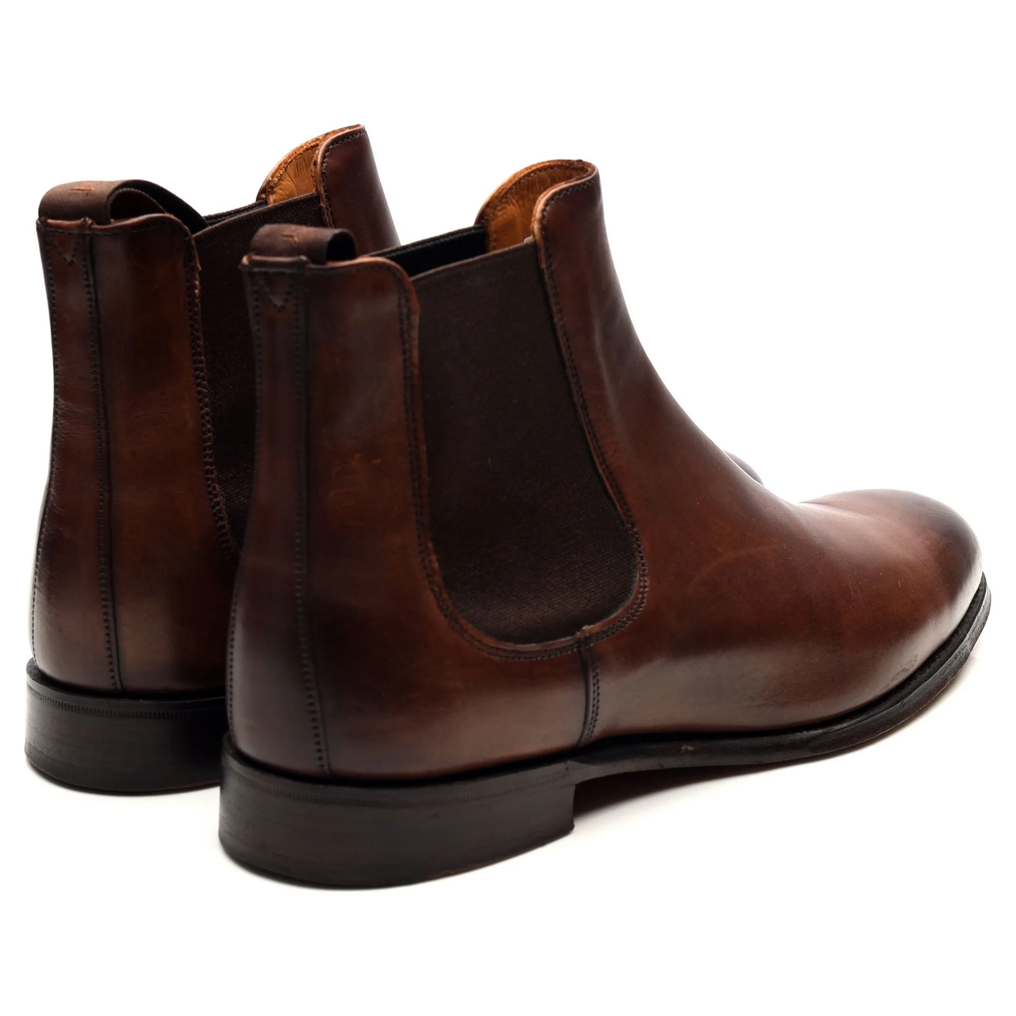 Women's 'Clara' Brown Leather Chelsea Boots UK 5.5 D - Image 5